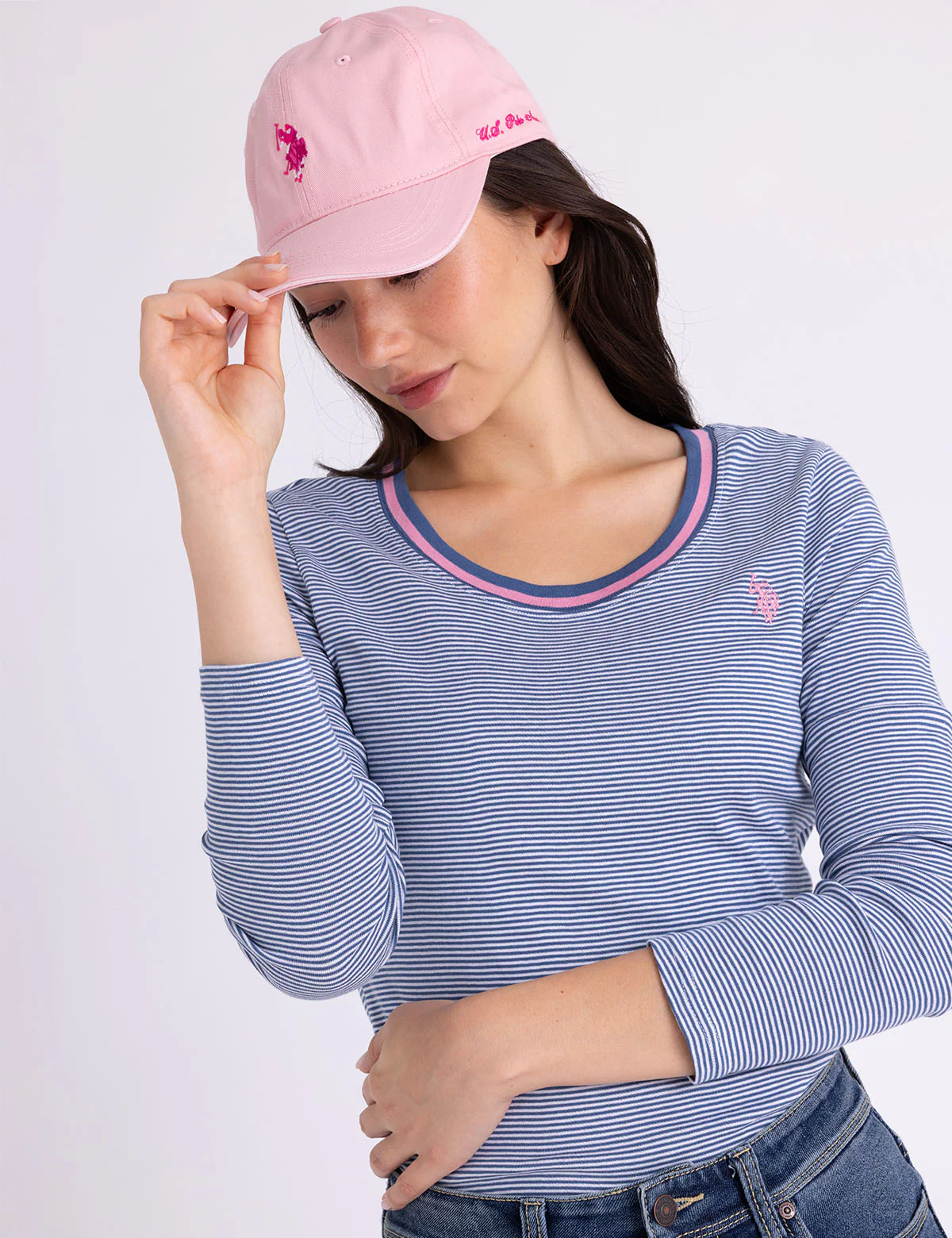 10395-womens-twill-multi-tonal-center-logo-hat-1.webp WOMENS TWILL MULTI-TONAL CENTER LOGO HAT