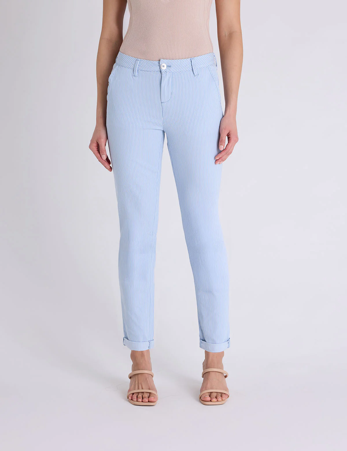MID RISE CHINO PANTS