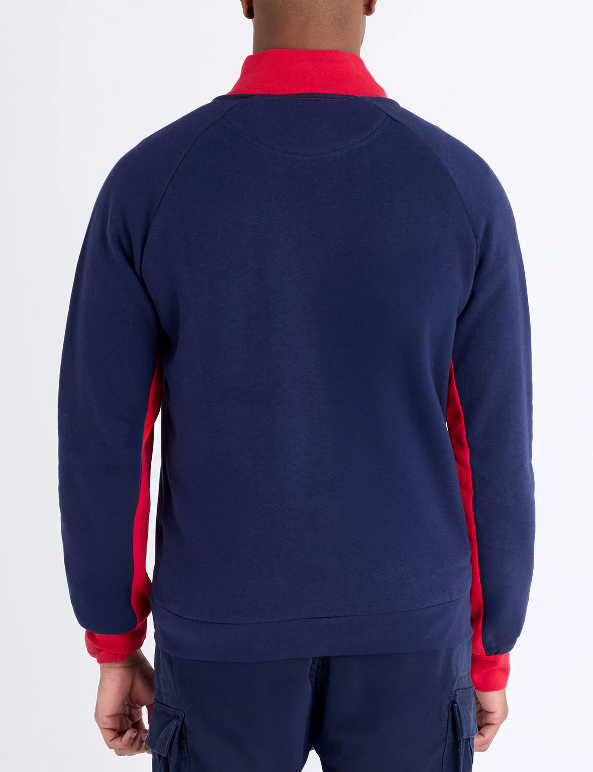 10586-uspa-1-4-zip-colorblock-fleece-pullover-4.webp USPA 1/4 ZIP COLORBLOCK FLEECE PULLOVER