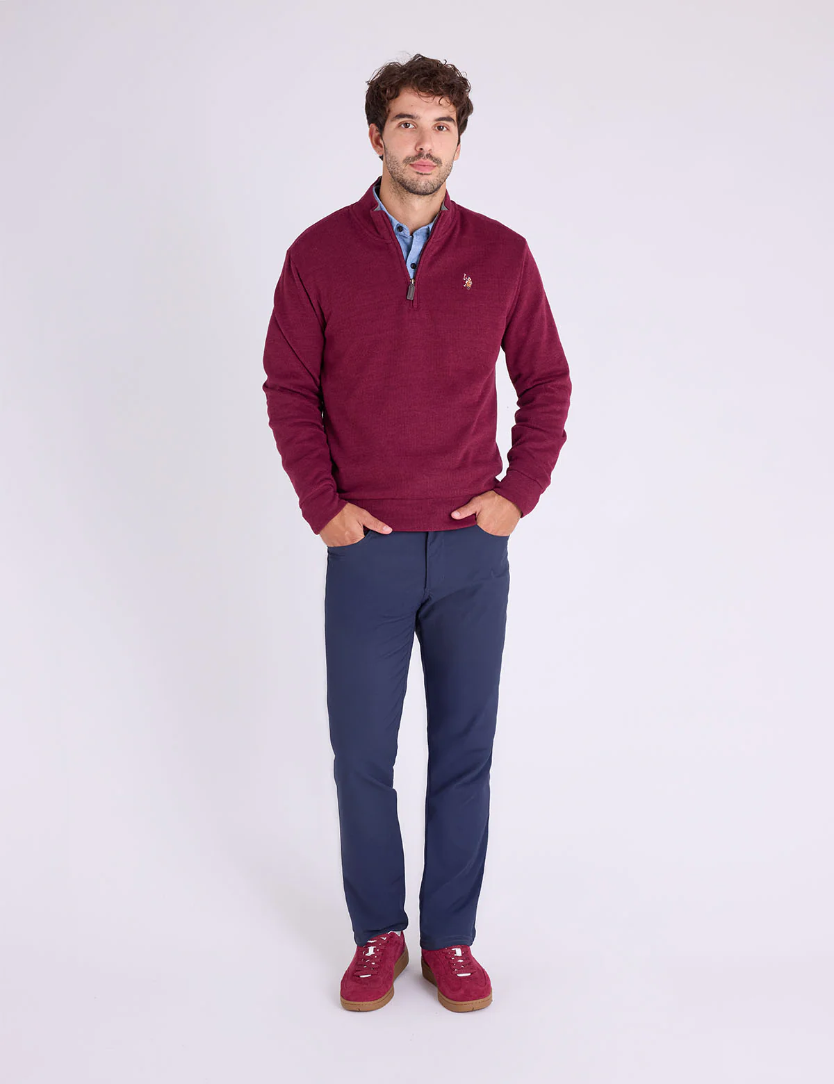 10971-1-4-zip-mock-neck-flatback-pullover-11.webp 1/4 ZIP MOCK NECK FLATBACK PULLOVER