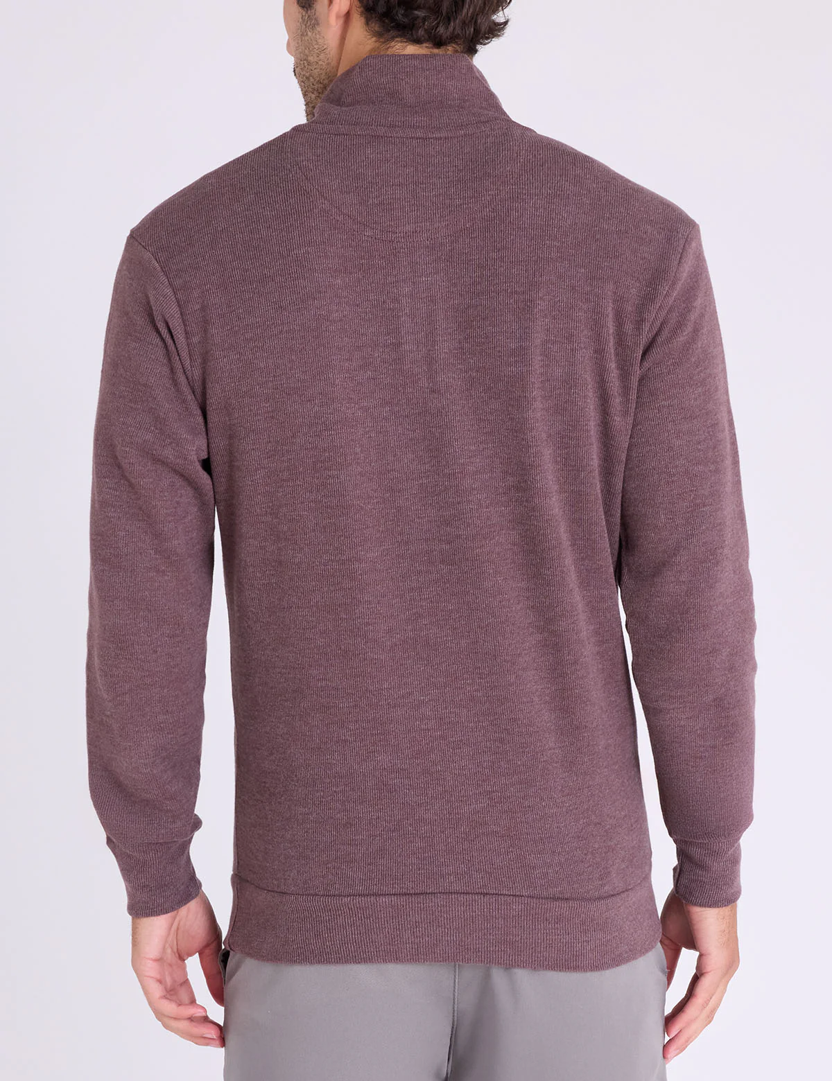 10971-1-4-zip-mock-neck-flatback-pullover-3.webp 1/4 ZIP MOCK NECK FLATBACK PULLOVER