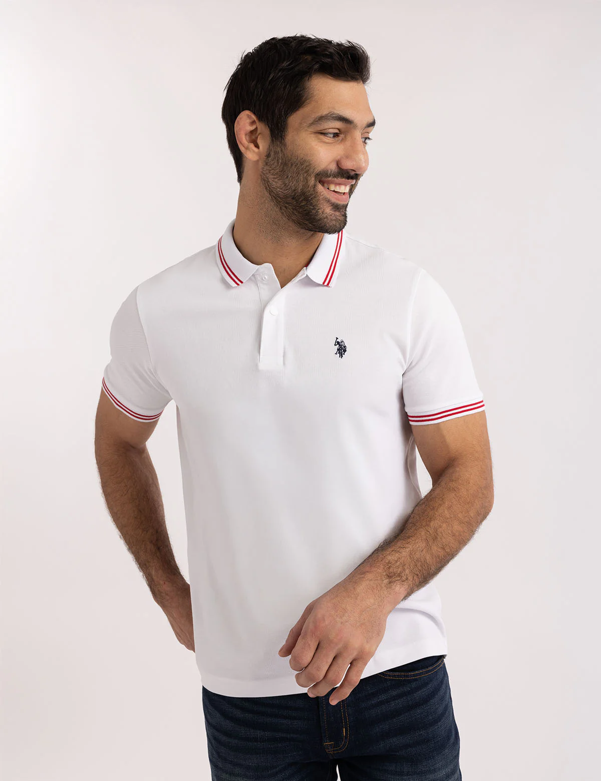 11436-snap-button-tipped-pique-polo-shirt-1.webp SNAP BUTTON TIPPED PIQUE POLO SHIRT