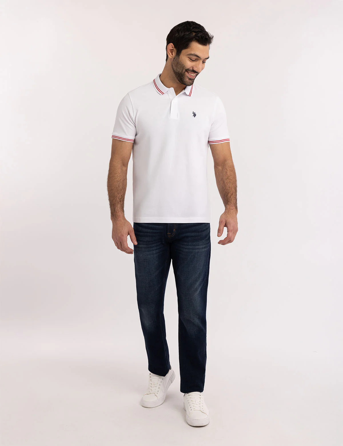 11436-snap-button-tipped-pique-polo-shirt-3.webp SNAP BUTTON TIPPED PIQUE POLO SHIRT