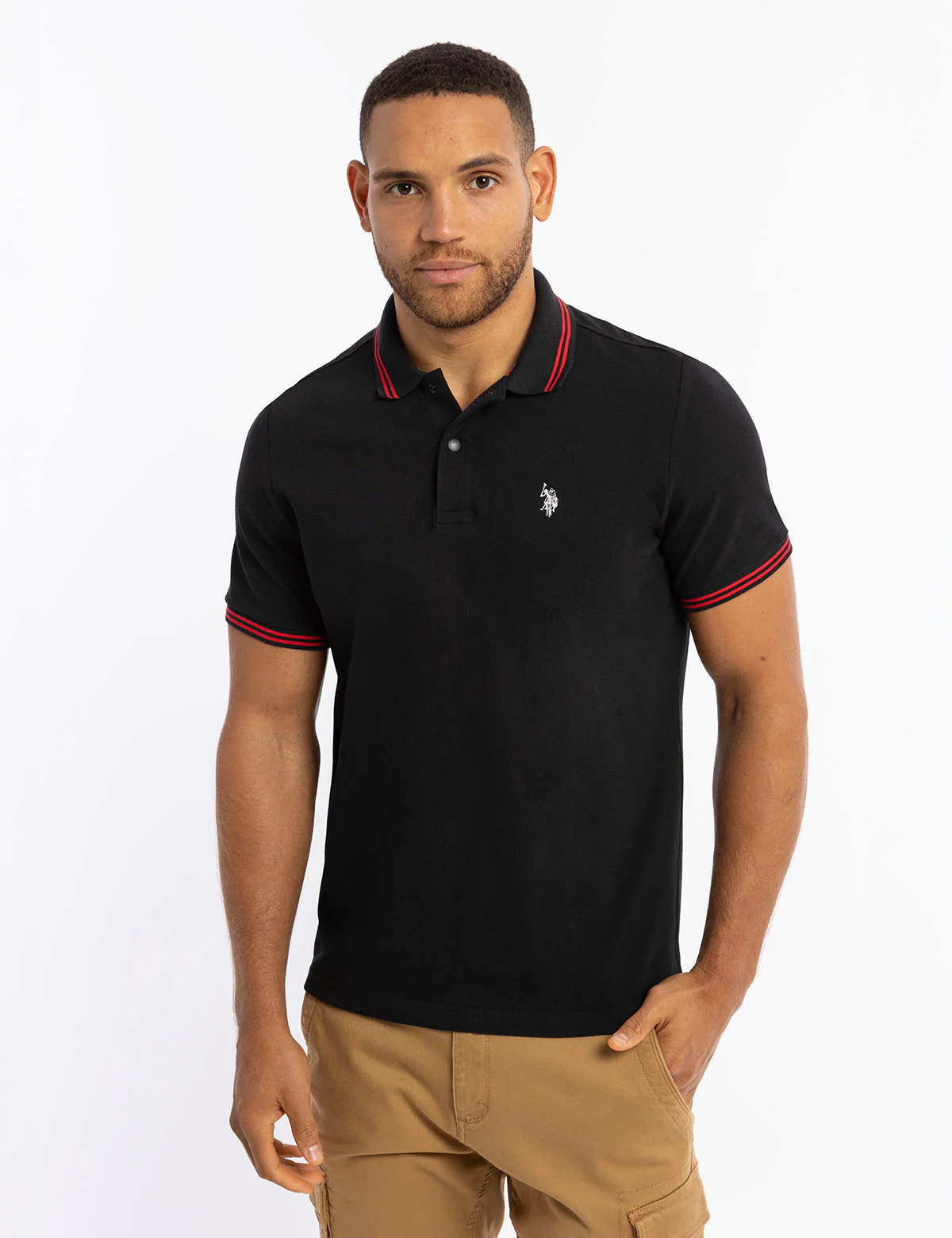 11436-snap-button-tipped-pique-polo-shirt-6.webp SNAP BUTTON TIPPED PIQUE POLO SHIRT