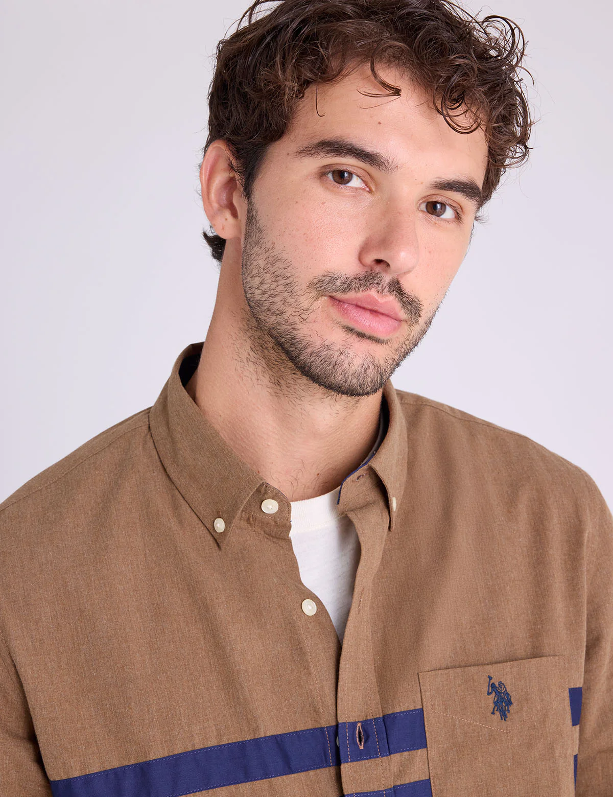 11514-long-sleeve-peached-heather-chest-stripe-shirt-2.webp LONG SLEEVE PEACHED HEATHER CHEST STRIPE SHIRT
