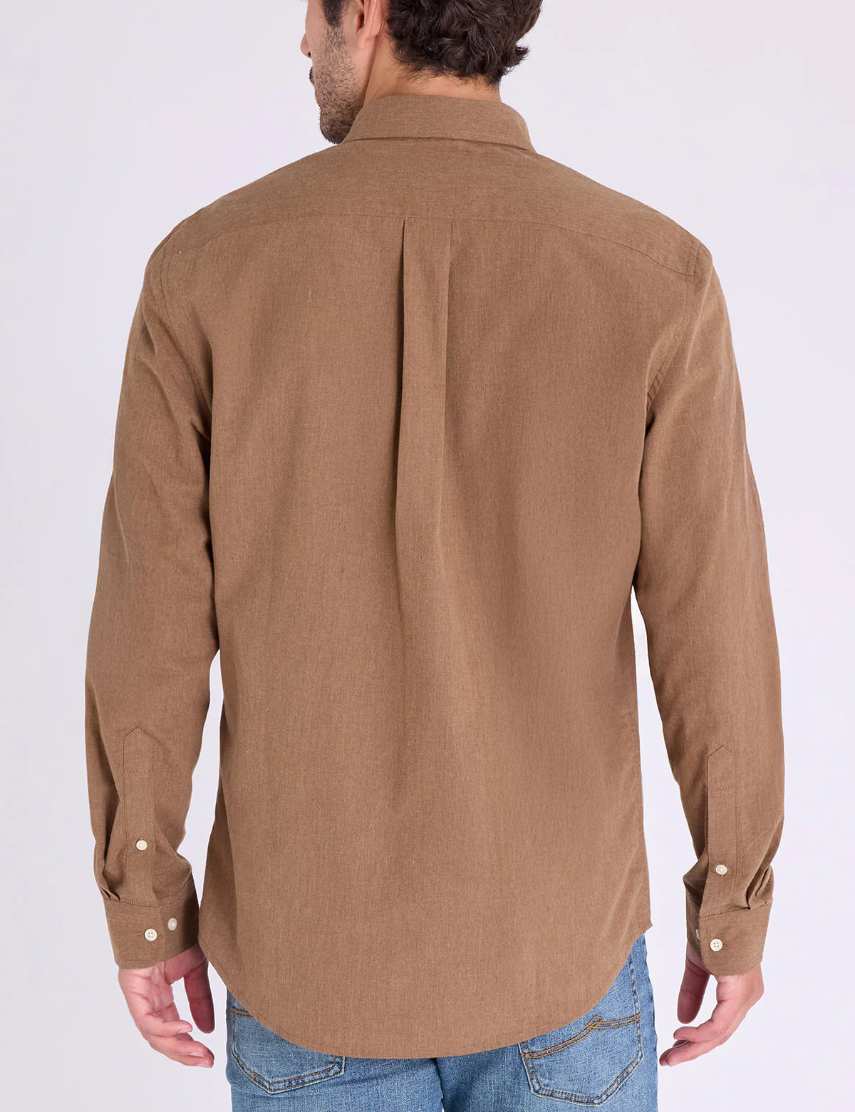 11514-long-sleeve-peached-heather-chest-stripe-shirt-4.webp LONG SLEEVE PEACHED HEATHER CHEST STRIPE SHIRT