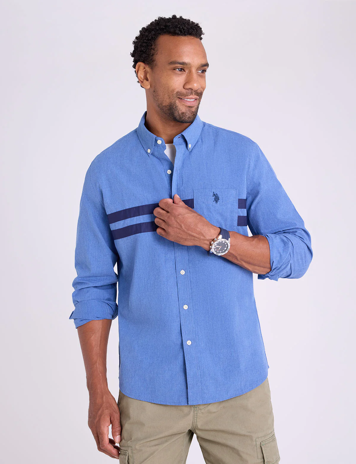 11514-long-sleeve-peached-heather-chest-stripe-shirt-7.webp LONG SLEEVE PEACHED HEATHER CHEST STRIPE SHIRT