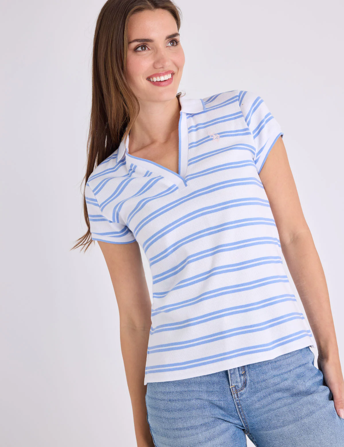 1159-tipped-split-neck-stripe-polo-shirt-1.webp TIPPED SPLIT NECK STRIPE POLO SHIRT