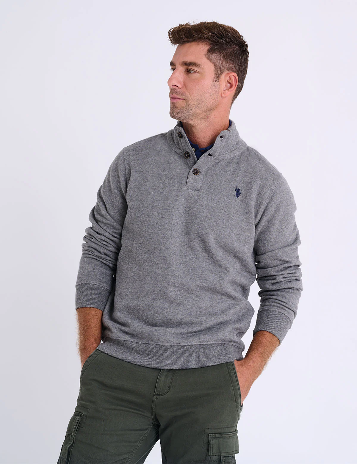11790-peached-fleece-button-mock-neck-pullover-1.webp PEACHED FLEECE BUTTON MOCK NECK PULLOVER