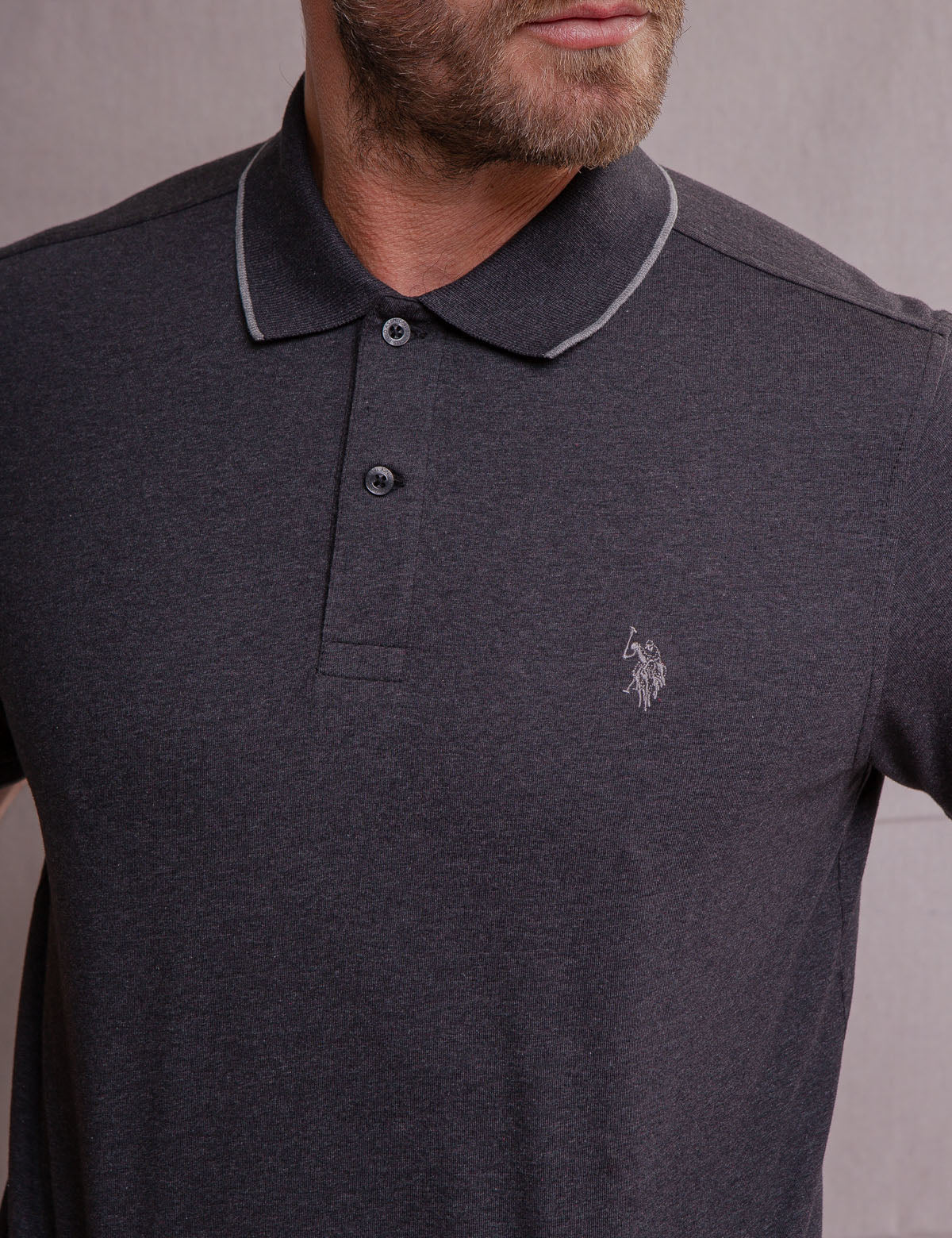 WHITE LABEL MERCERIZED COTTON POLO SHIRT