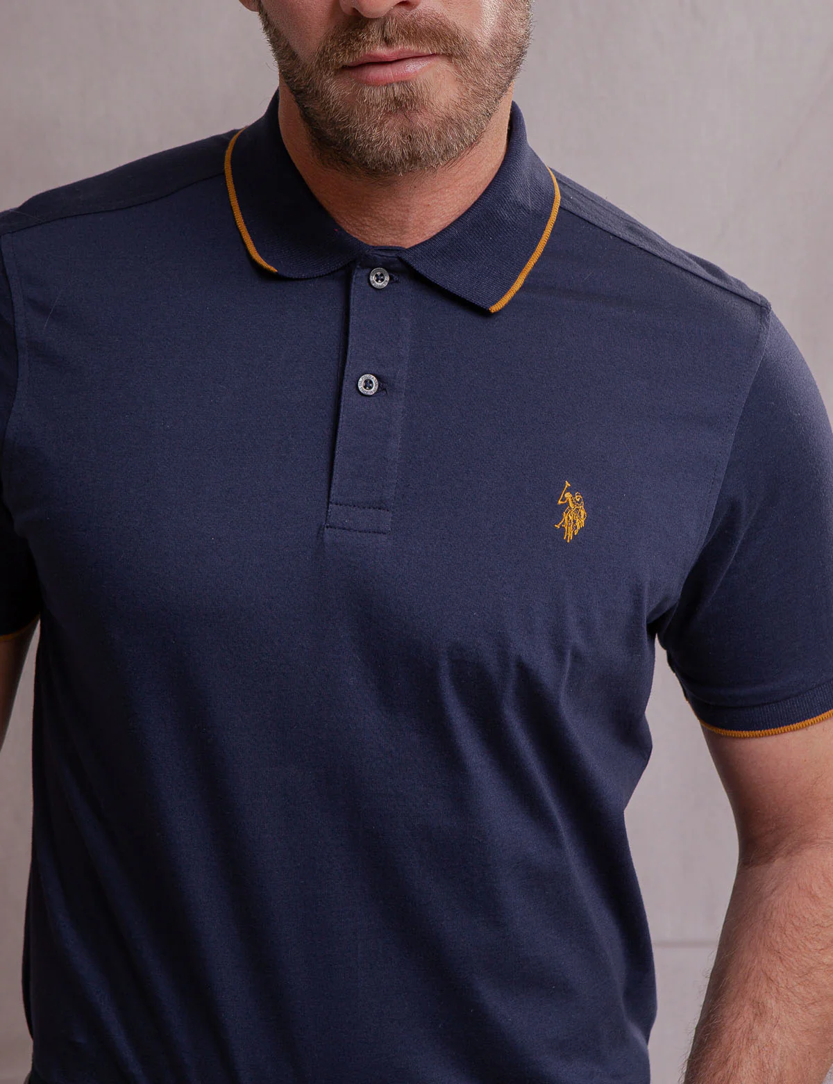 WHITE LABEL MERCERIZED COTTON POLO SHIRT