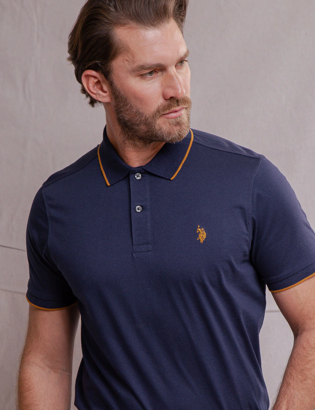 WHITE LABEL MERCERIZED COTTON POLO SHIRT