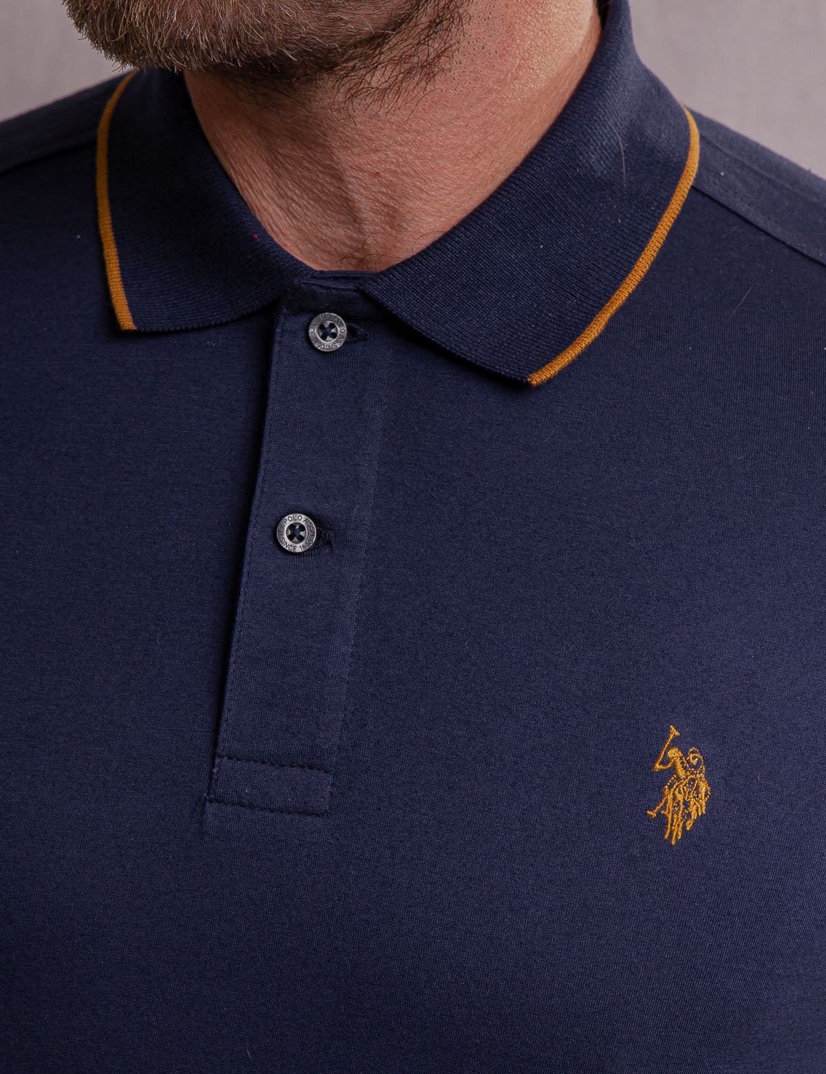 WHITE LABEL MERCERIZED COTTON POLO SHIRT