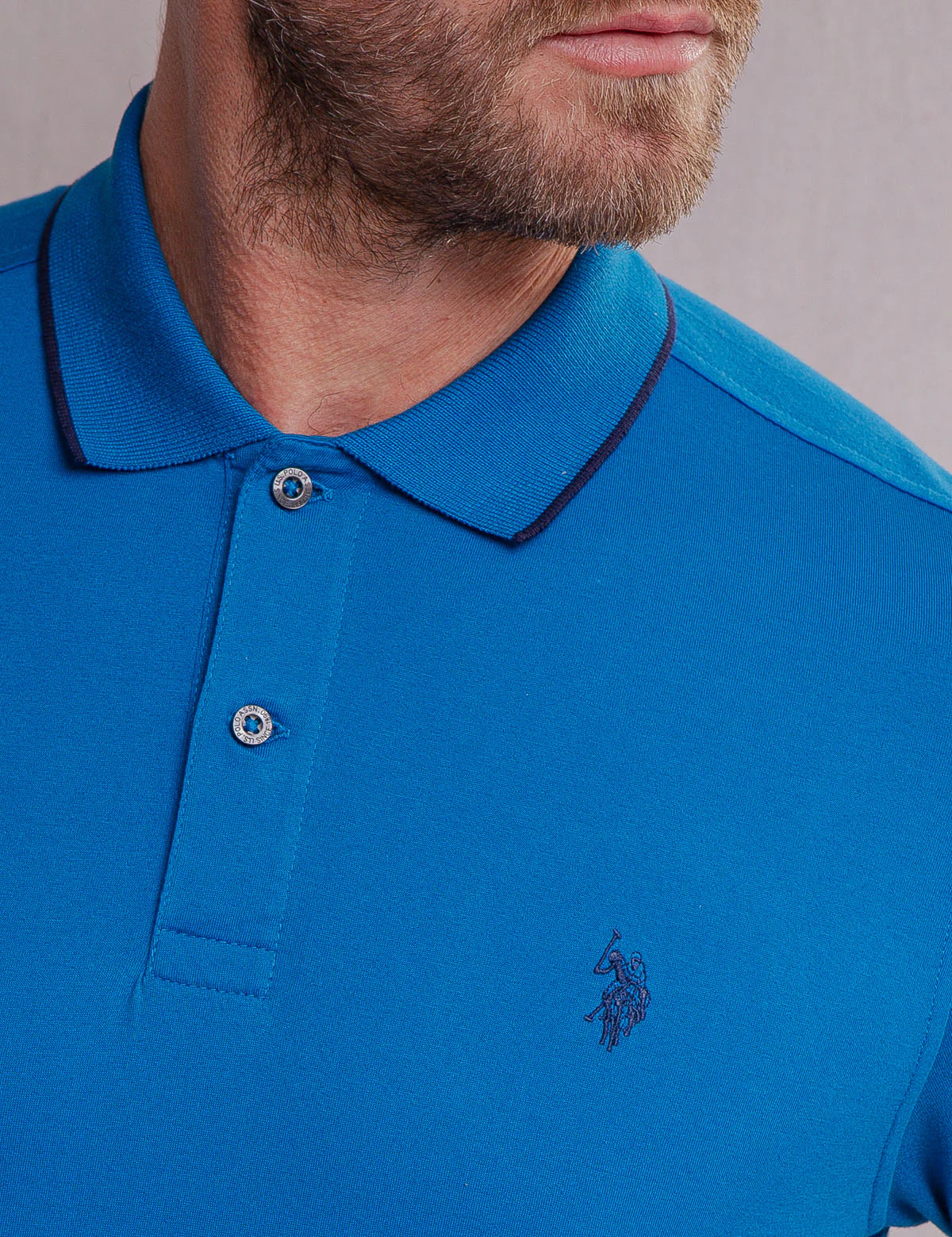 WHITE LABEL MERCERIZED COTTON POLO SHIRT