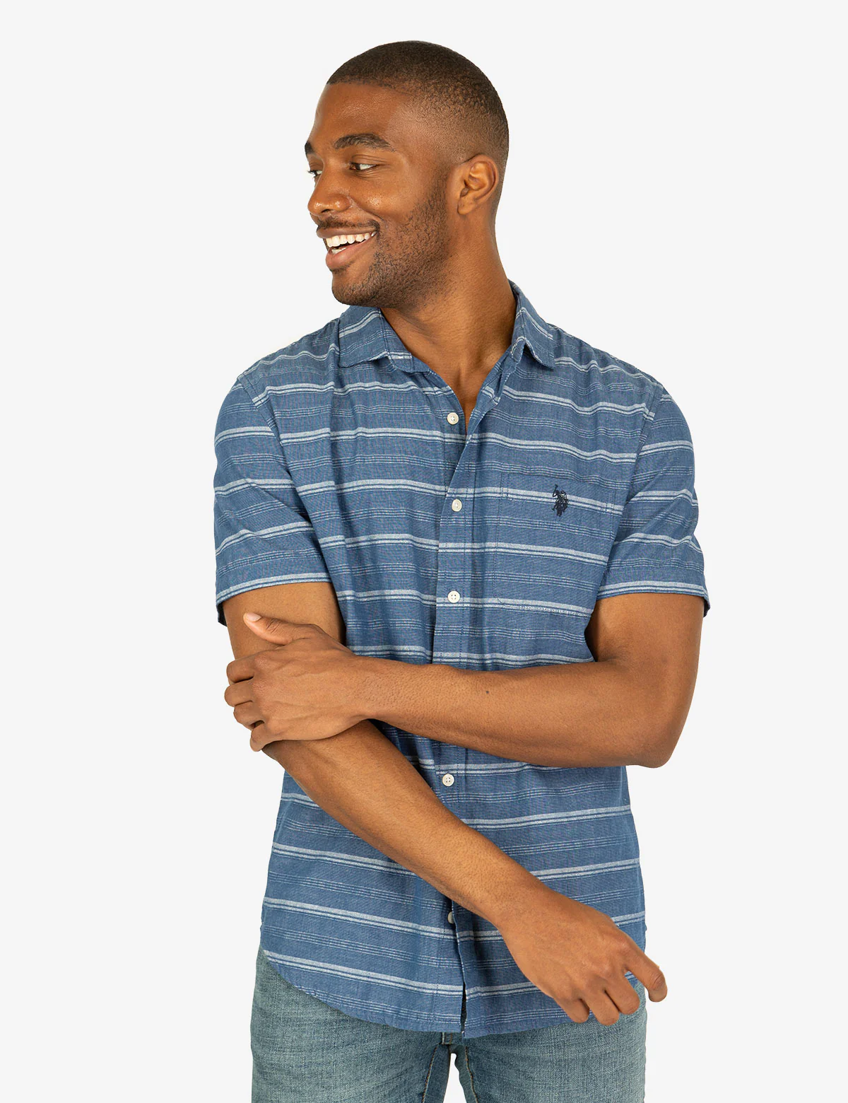 12250-white-label-stripe-short-sleeve-woven-shirt-8.webp WHITE LABEL STRIPE SHORT SLEEVE WOVEN SHIRT