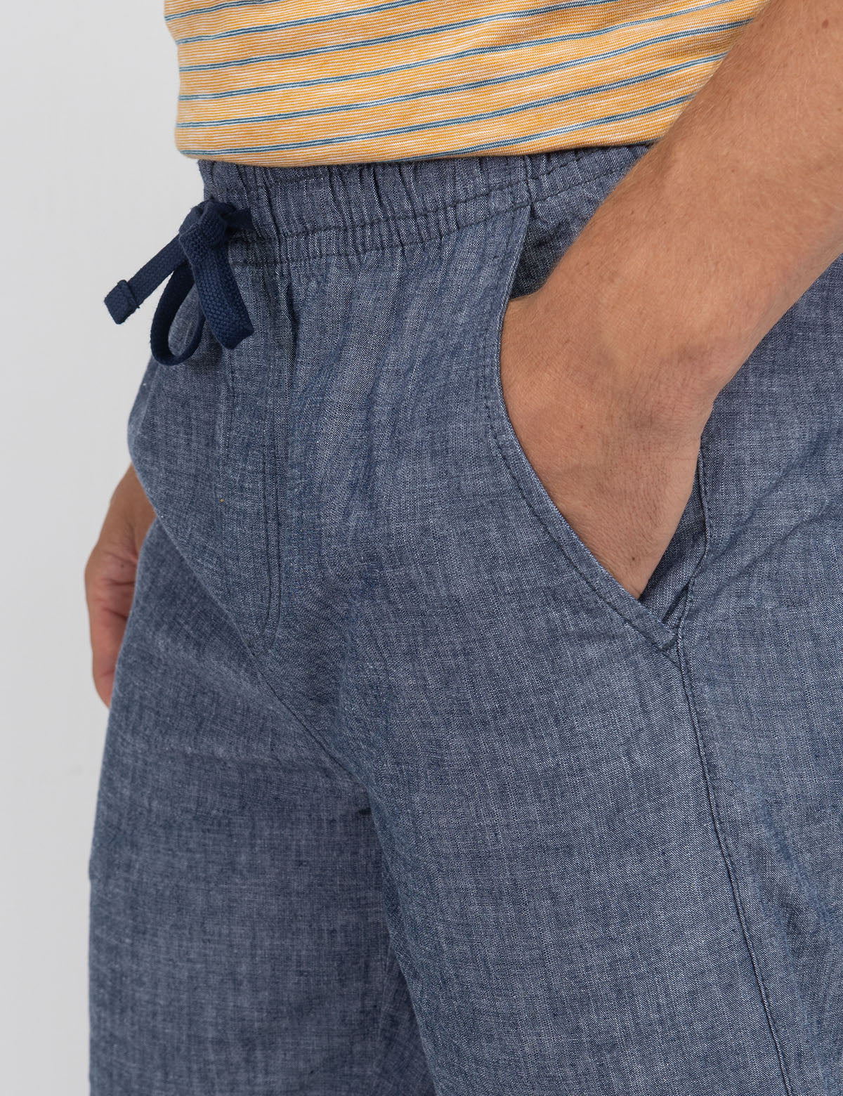 12477-chambray-jogger-short-3.jpg CHAMBRAY JOGGER SHORT