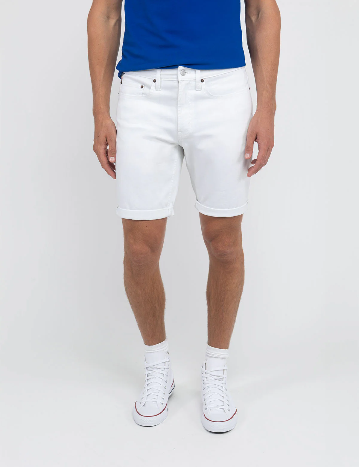 12822-slim-straight-5-pocket-cuffed-denim-short-2.webp SLIM STRAIGHT 5 POCKET CUFFED DENIM SHORT