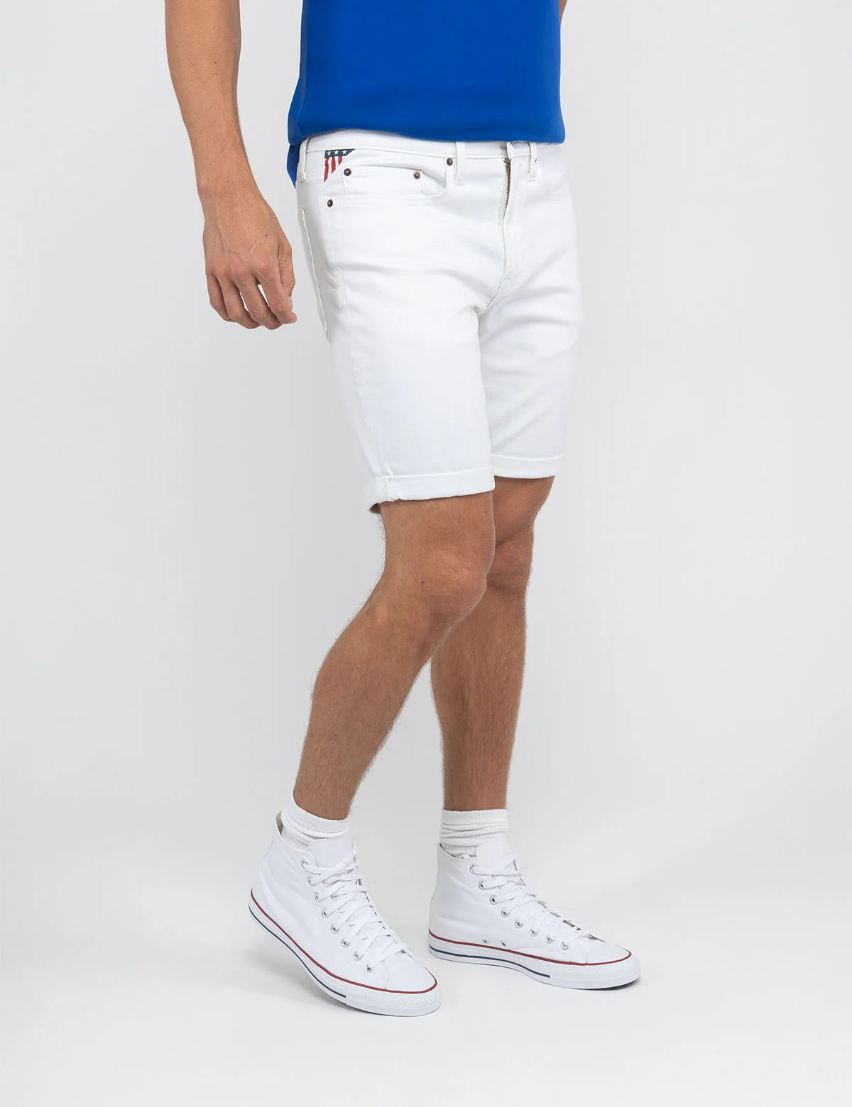 12822-slim-straight-5-pocket-cuffed-denim-short-3.webp SLIM STRAIGHT 5 POCKET CUFFED DENIM SHORT
