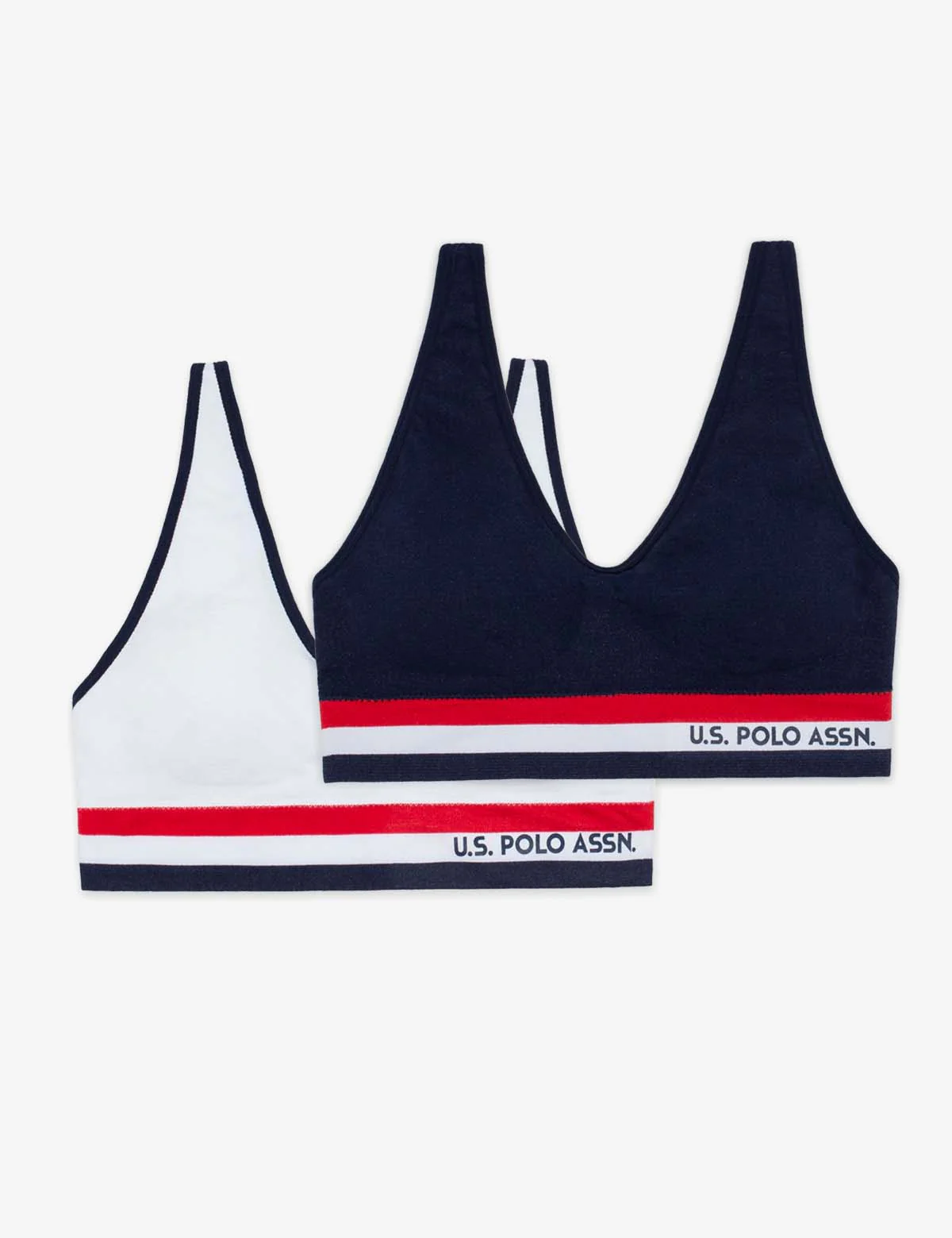 12910-2-pack-signature-stripe-bralettes-with-removeable-pads-2.webp 2 PACK SIGNATURE STRIPE BRALETTES WITH REMOVEABLE PADS