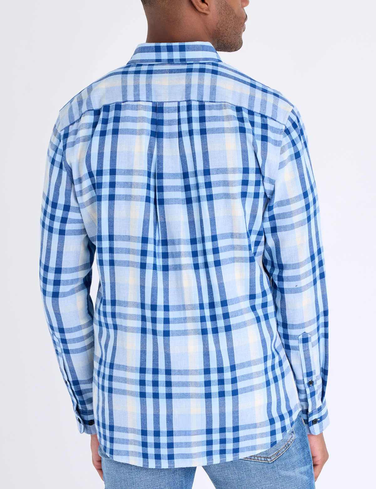 12957-long-sleeve-large-plaid-peached-twill-shirt-4.webp LONG SLEEVE LARGE PLAID PEACHED TWILL SHIRT