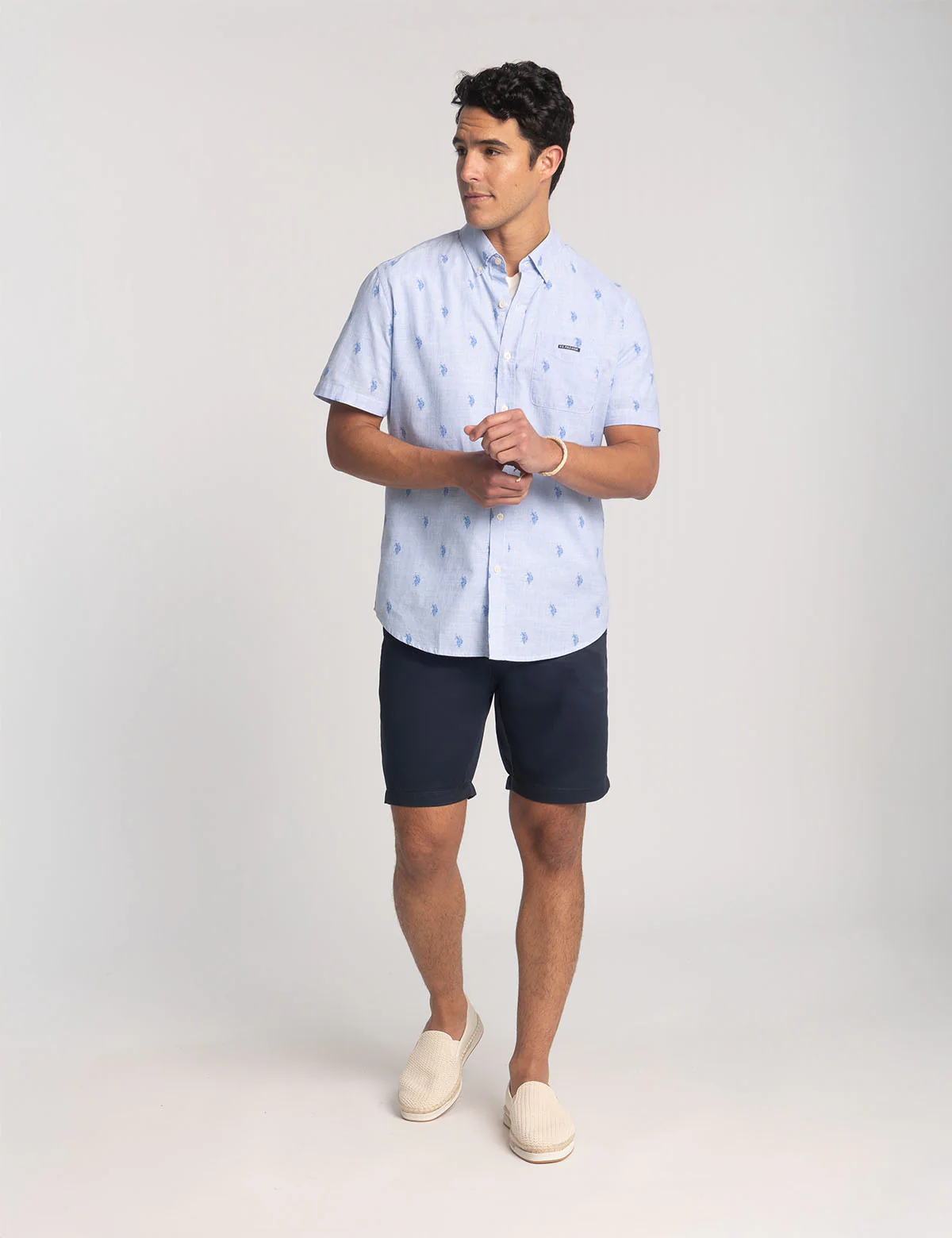 13003-short-sleeve-all-over-logo-poplin-shirt-2.webp SHORT SLEEVE ALL OVER LOGO POPLIN SHIRT
