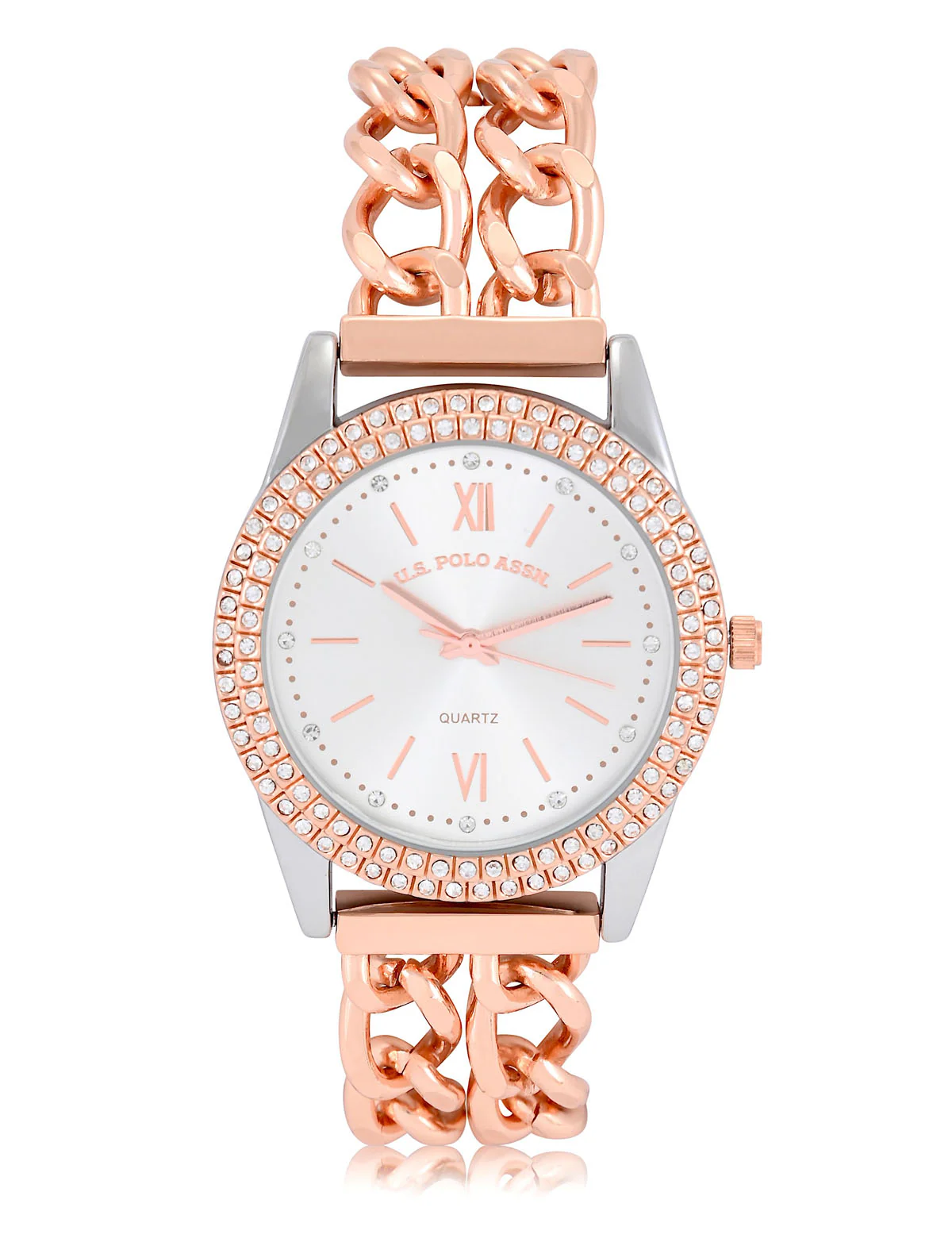 13067-ladies-classic-rose-gold-link-bracelet-watch-4.webp LADIES CLASSIC ROSE GOLD LINK BRACELET WATCH