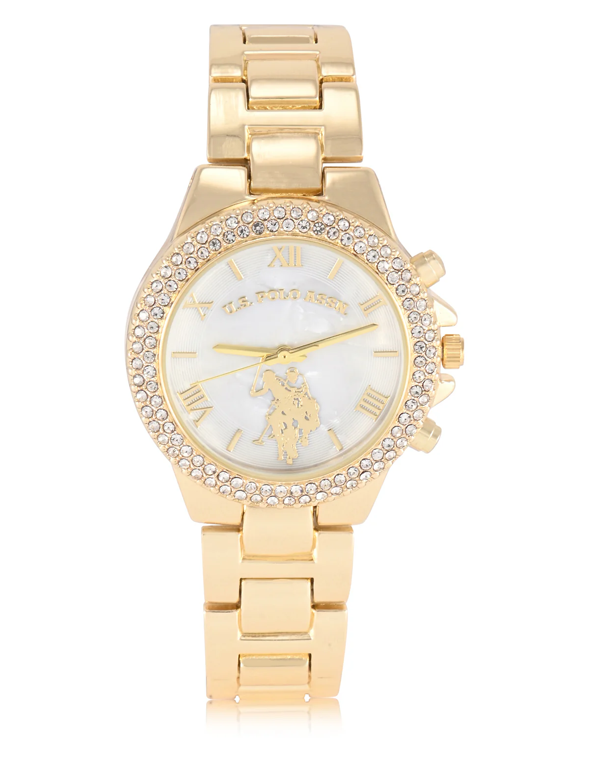 13311-ladies-gold-embellished-link-watch-2.webp LADIES GOLD EMBELLISHED LINK WATCH