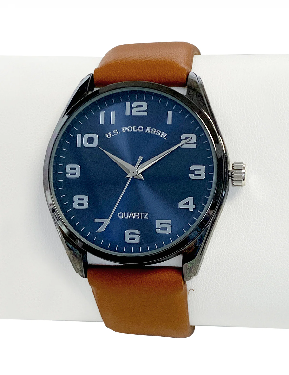 13366-mens-brown-strap-watch-with-navy-face-1.webp MENS BROWN STRAP WATCH WITH NAVY FACE