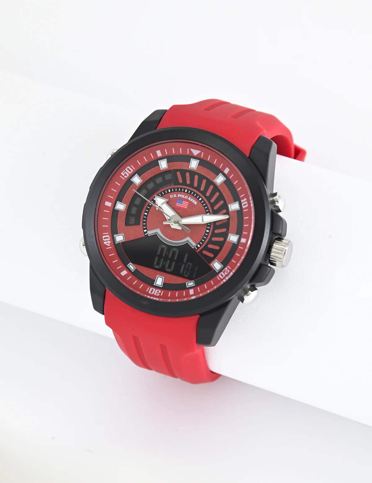 13368-mens-red-strap-anadigi-watch-1.webp MENS RED STRAP ANADIGI WATCH