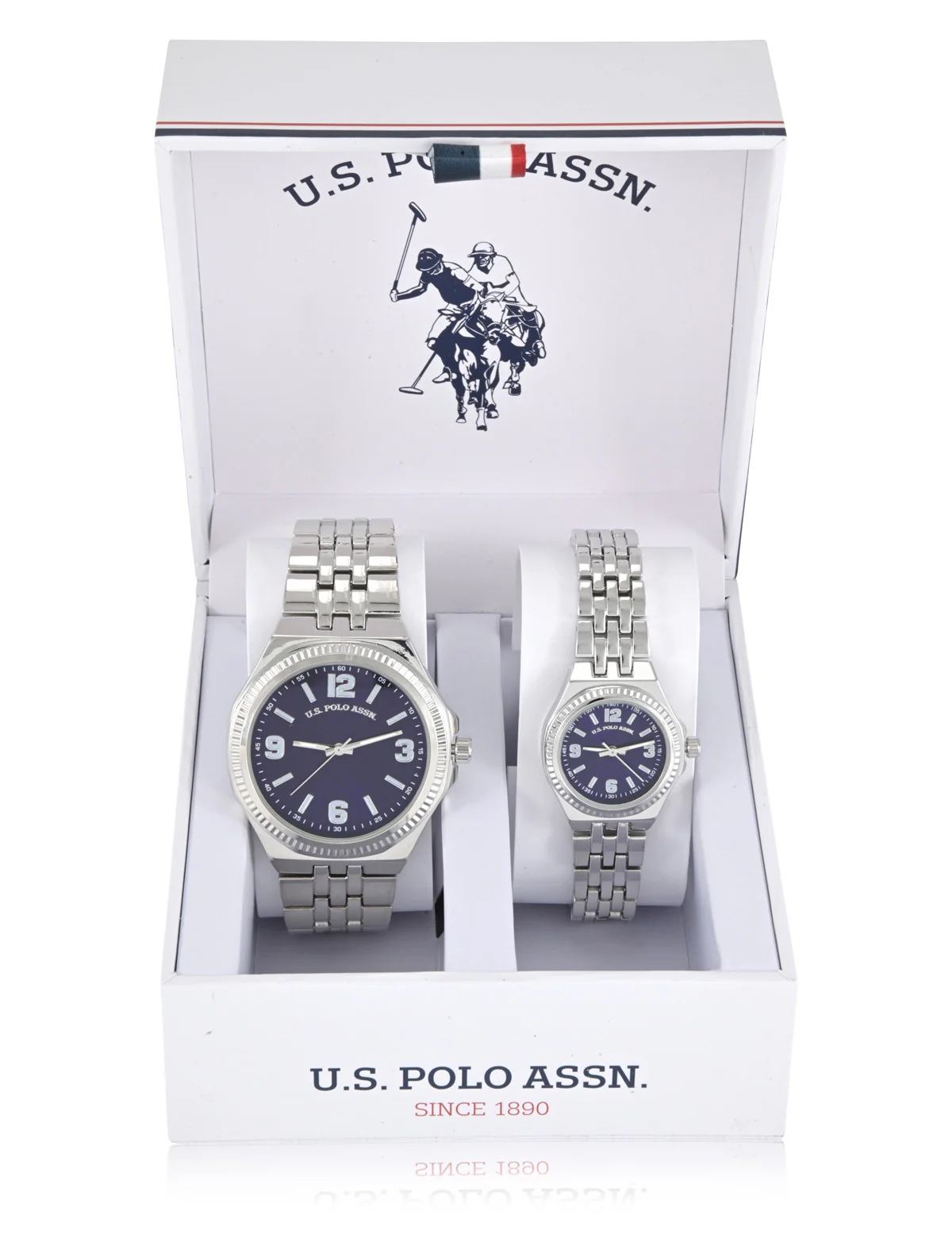 13417-his-and-hers-silver-link-watch-set-1.webp HIS AND HERS SILVER LINK WATCH SET