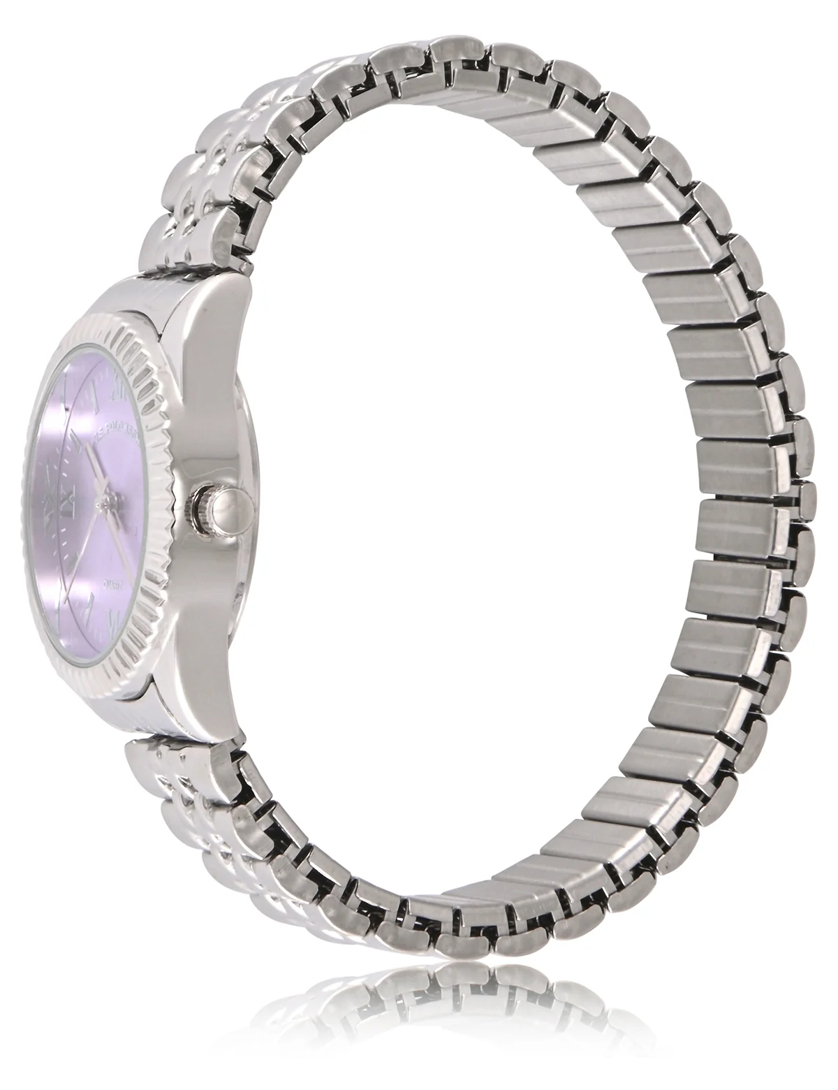 13484-ladies-silver-link-watch-with-purple-face-4.webp LADIES SILVER LINK WATCH WITH PURPLE FACE