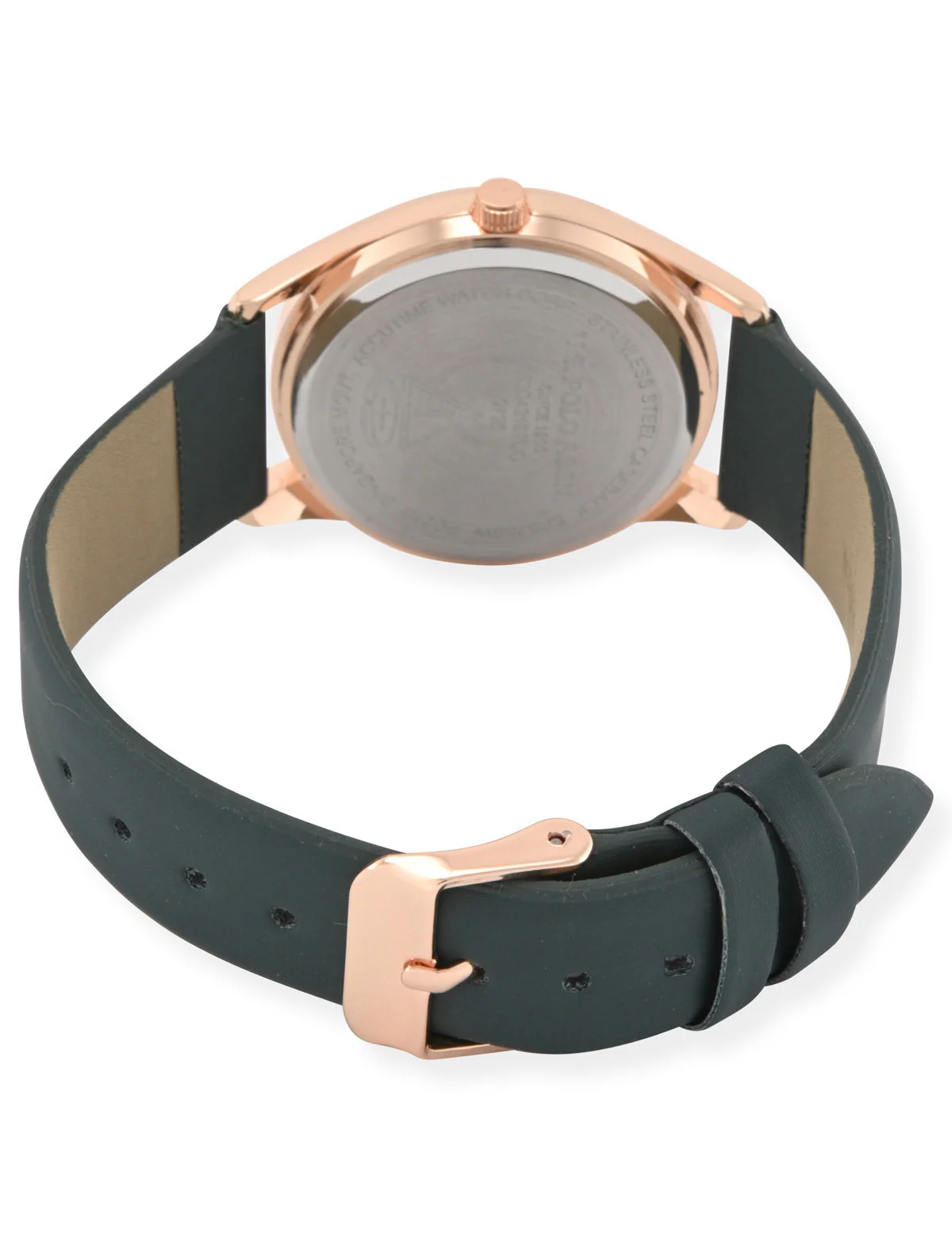 13501-ladies-green-strap-watch-with-gold-accent-4.webp LADIES GREEN STRAP WATCH WITH GOLD ACCENT