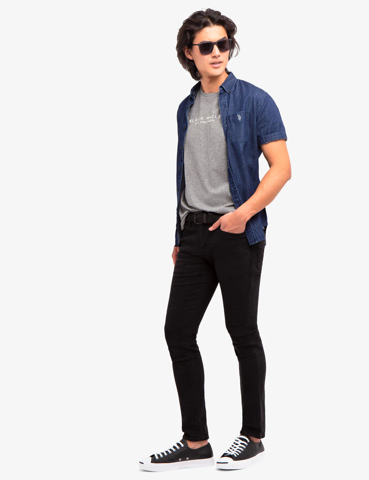 SLIM FIT DENIM SHIRT