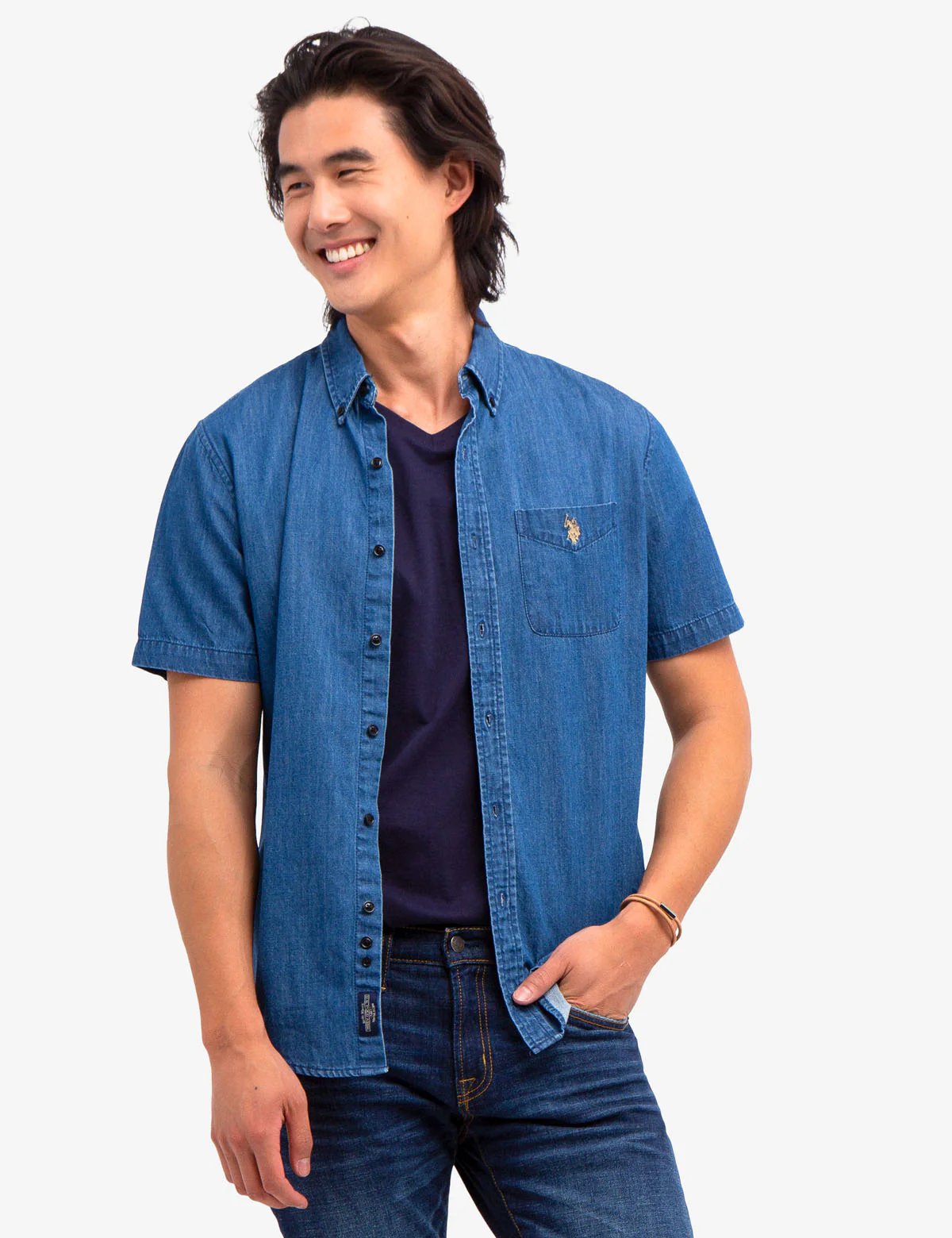 SLIM FIT DENIM SHIRT