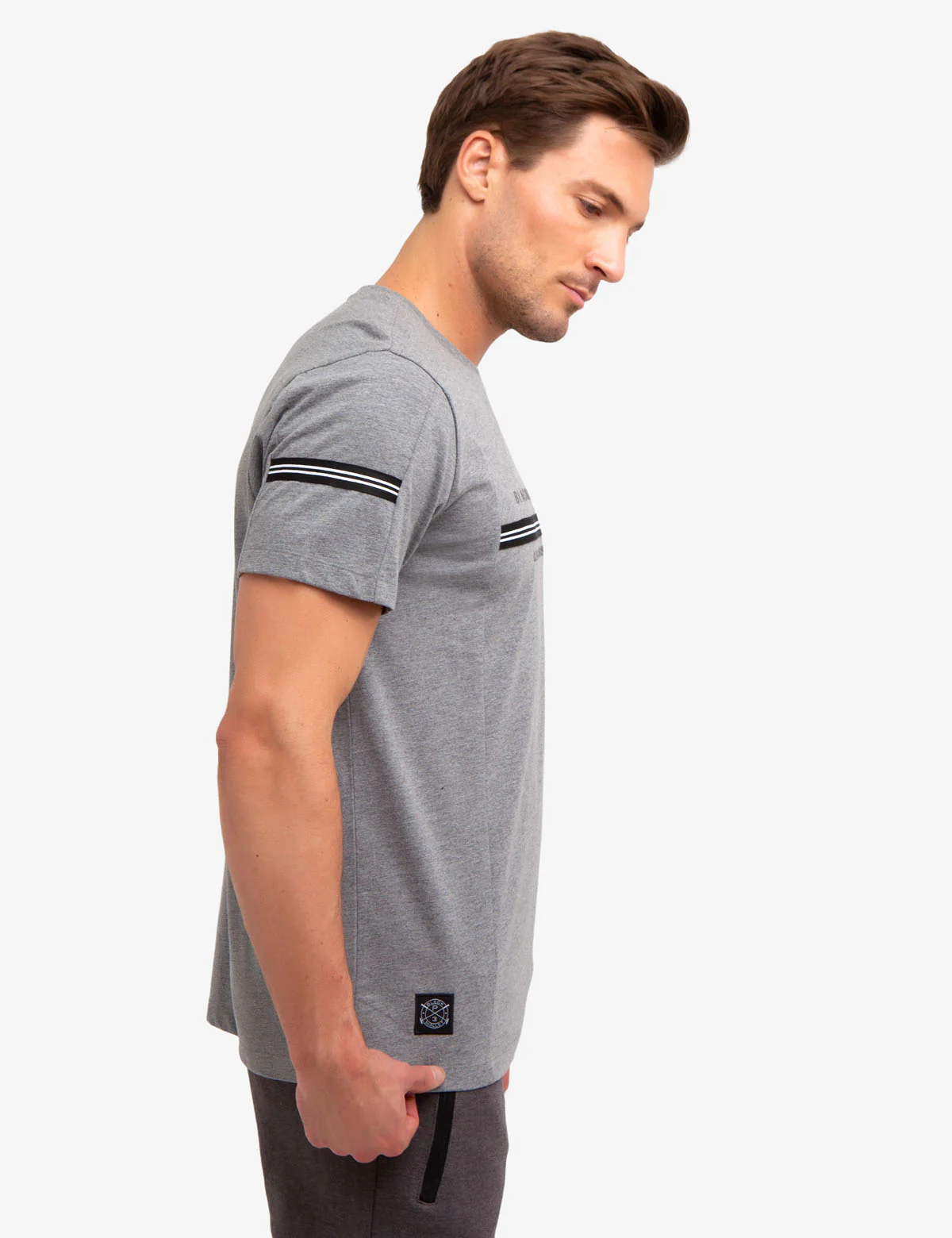 13994-black-mallet-yarn-dye-taping-t-shirt-2.webp BLACK MALLET YARN DYE TAPING T-SHIRT