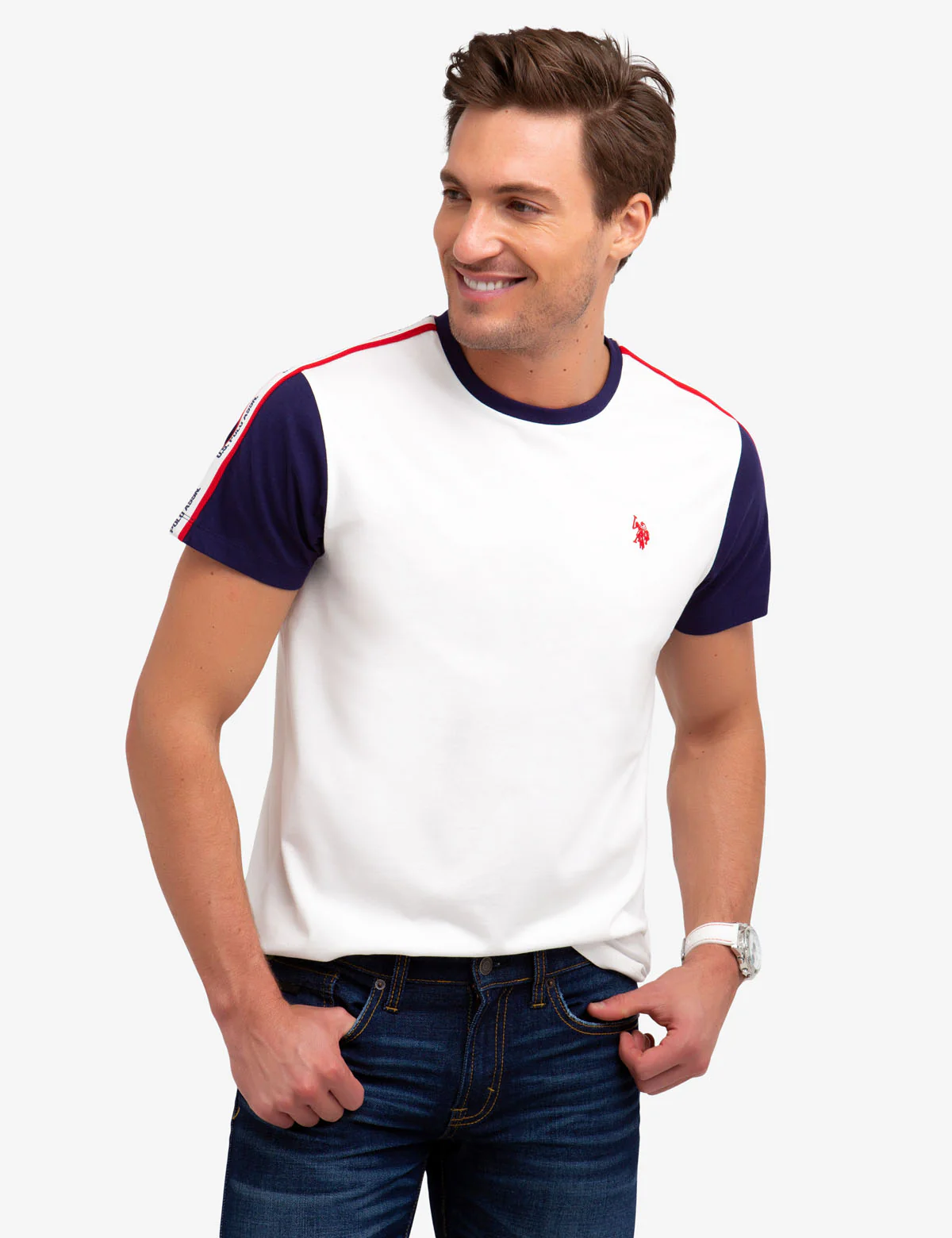 14014-colorblock-t-shirt-with-u.s.-polo-assn.-taping-5.webp COLORBLOCK T-SHIRT WITH U.S. POLO ASSN. TAPING