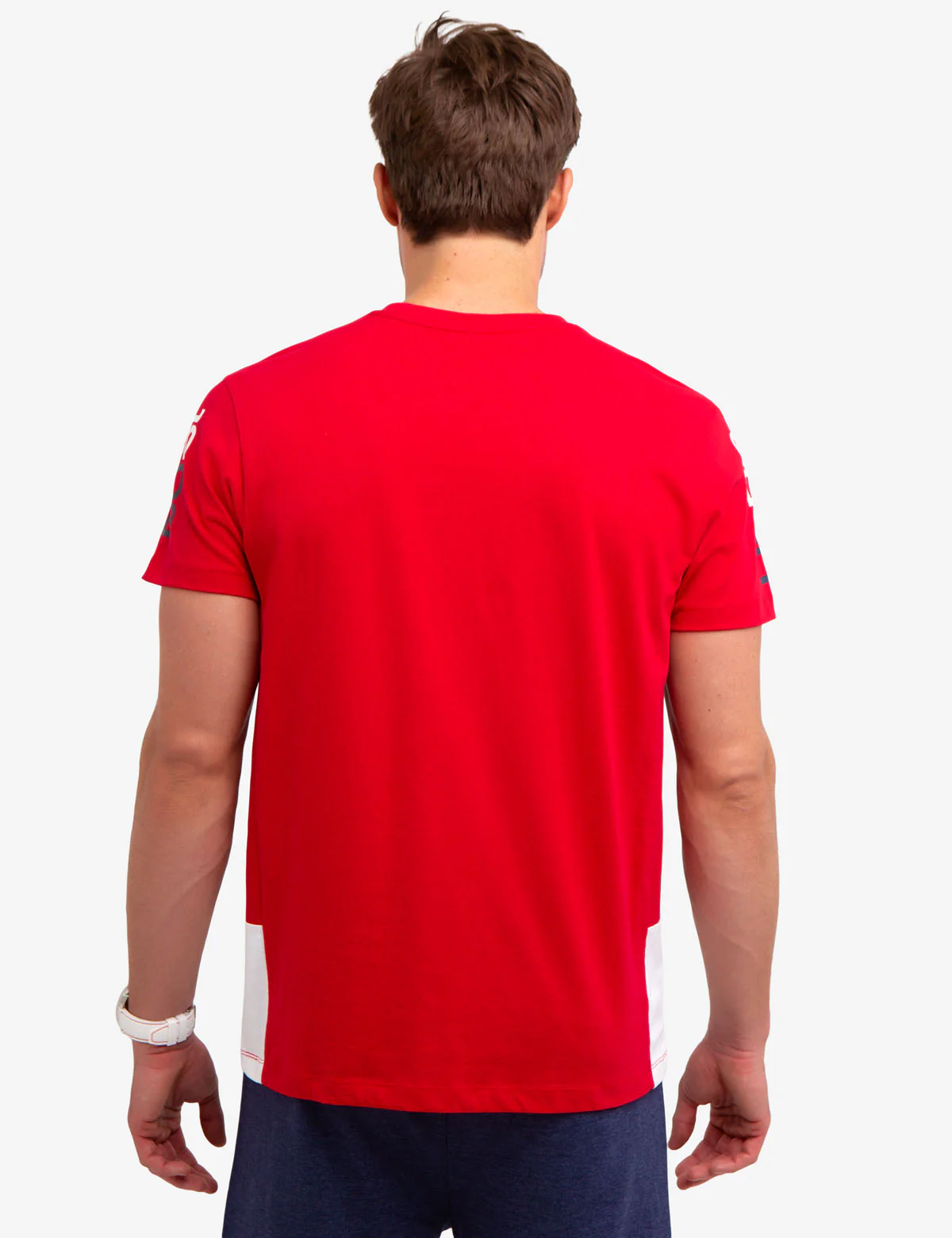 CREW NECK U.S. POLO ASSN. PATCH T-SHIRT