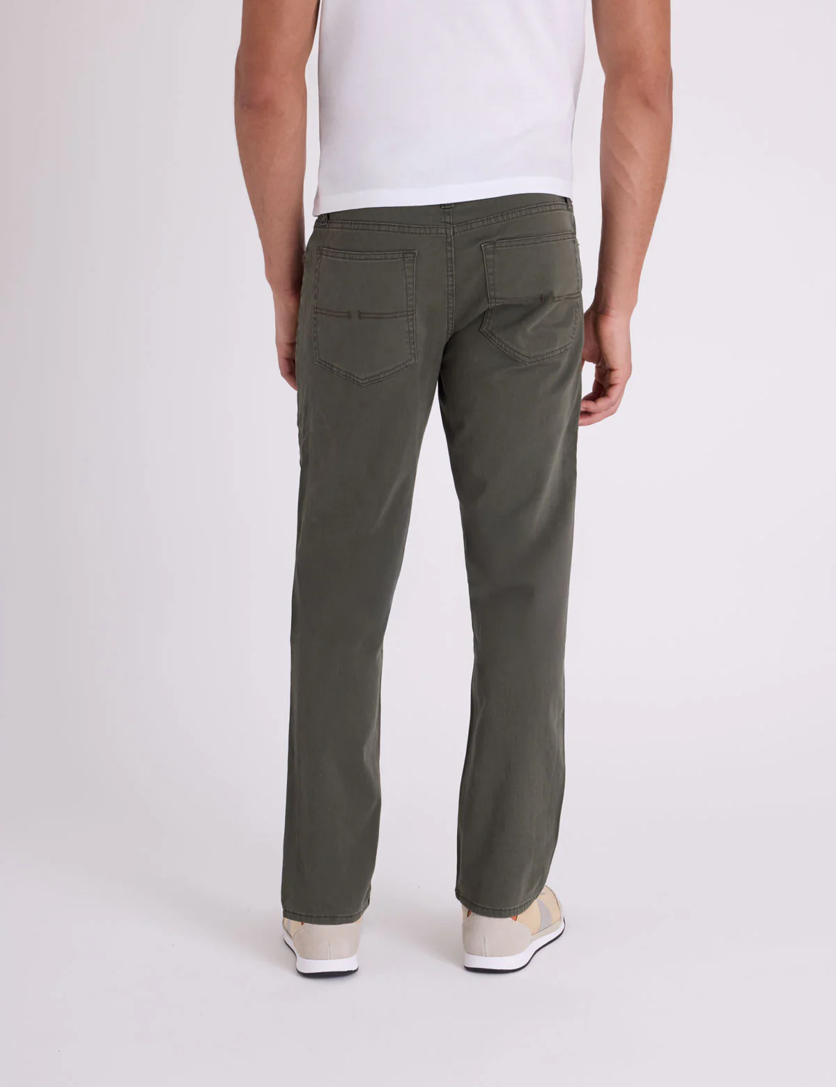 SLIM STRAIGHT 5 POCKET STRETCH CHINO PANTS