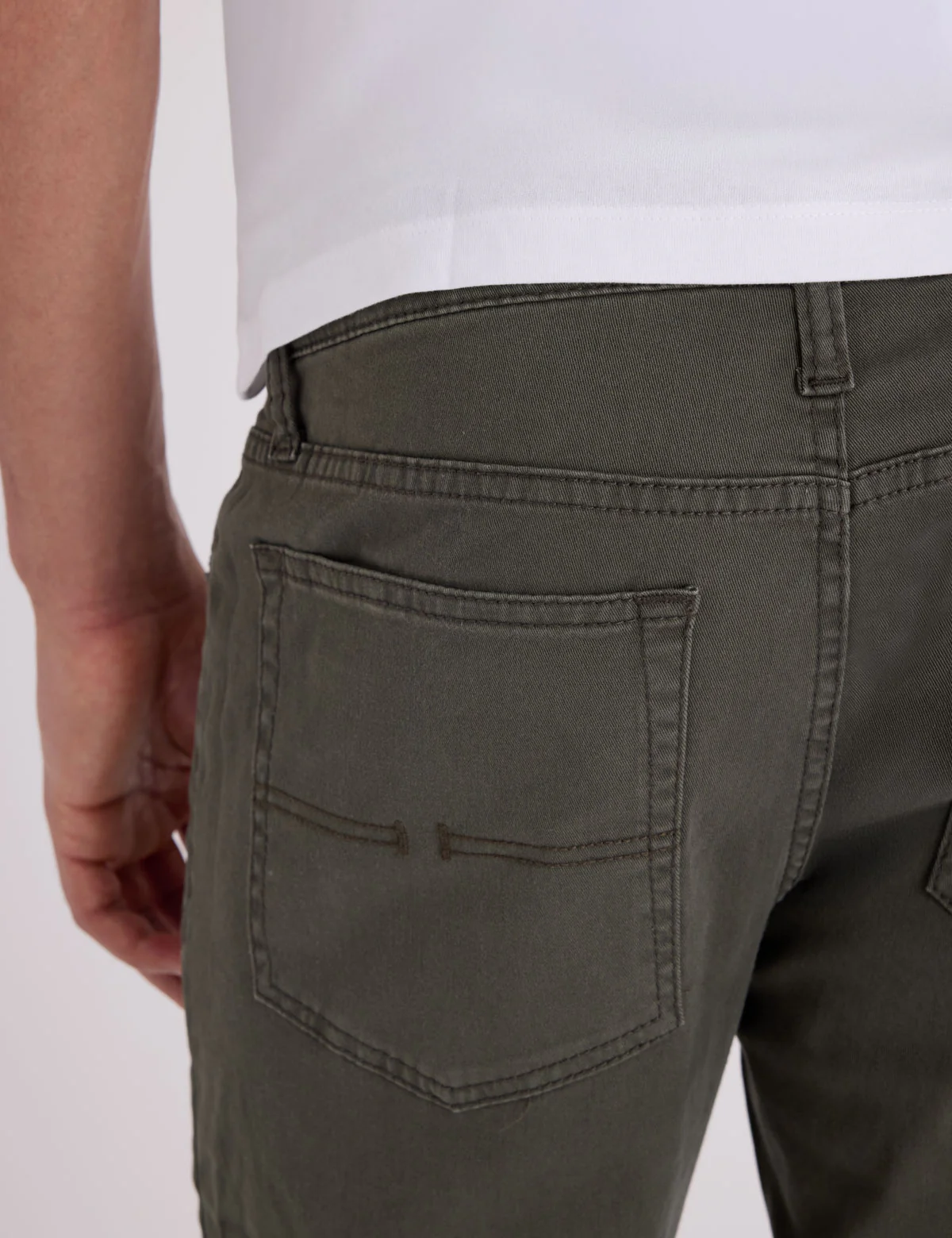 SLIM STRAIGHT 5 POCKET STRETCH CHINO PANTS