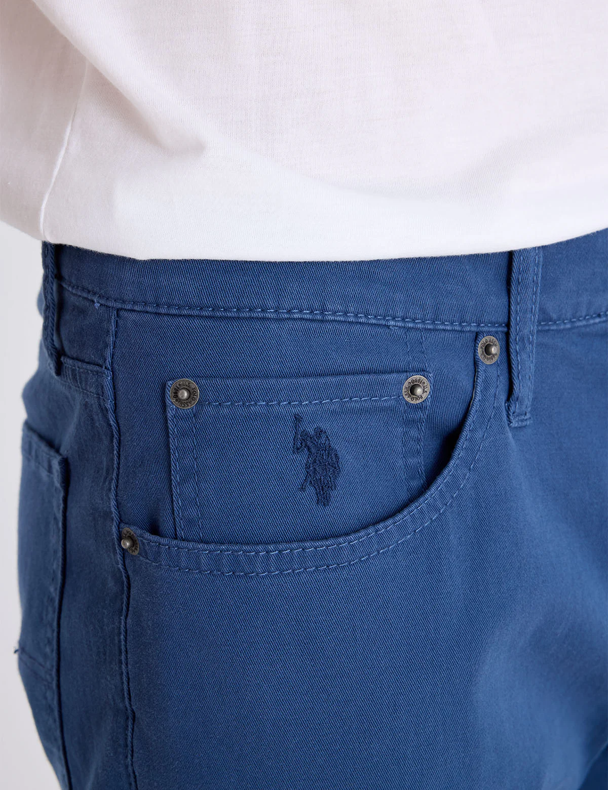 SLIM STRAIGHT 5 POCKET STRETCH CHINO PANTS