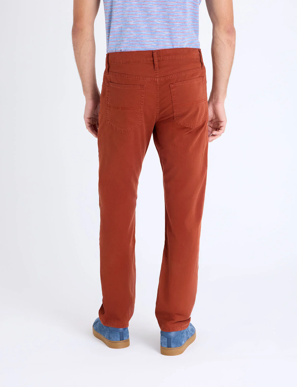 SLIM STRAIGHT 5 POCKET STRETCH CHINO PANTS
