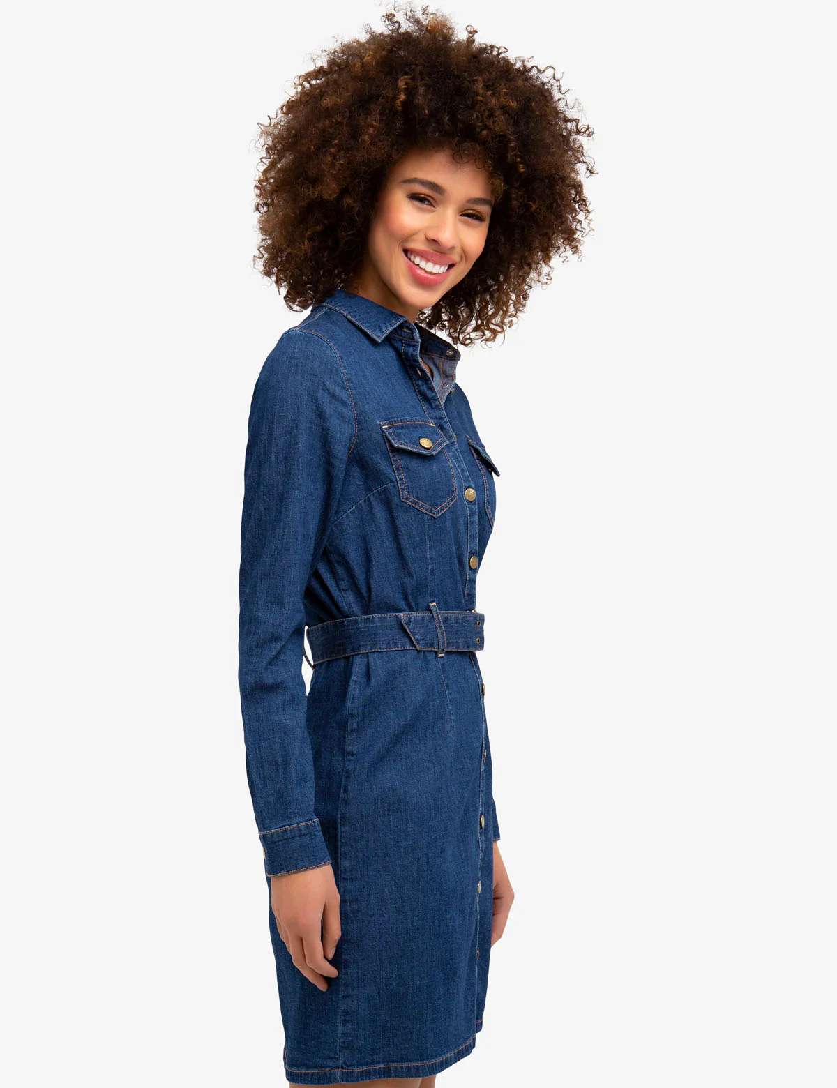 14754-stretch-denim-belted-shirt-dress-3.webp STRETCH DENIM BELTED SHIRT DRESS