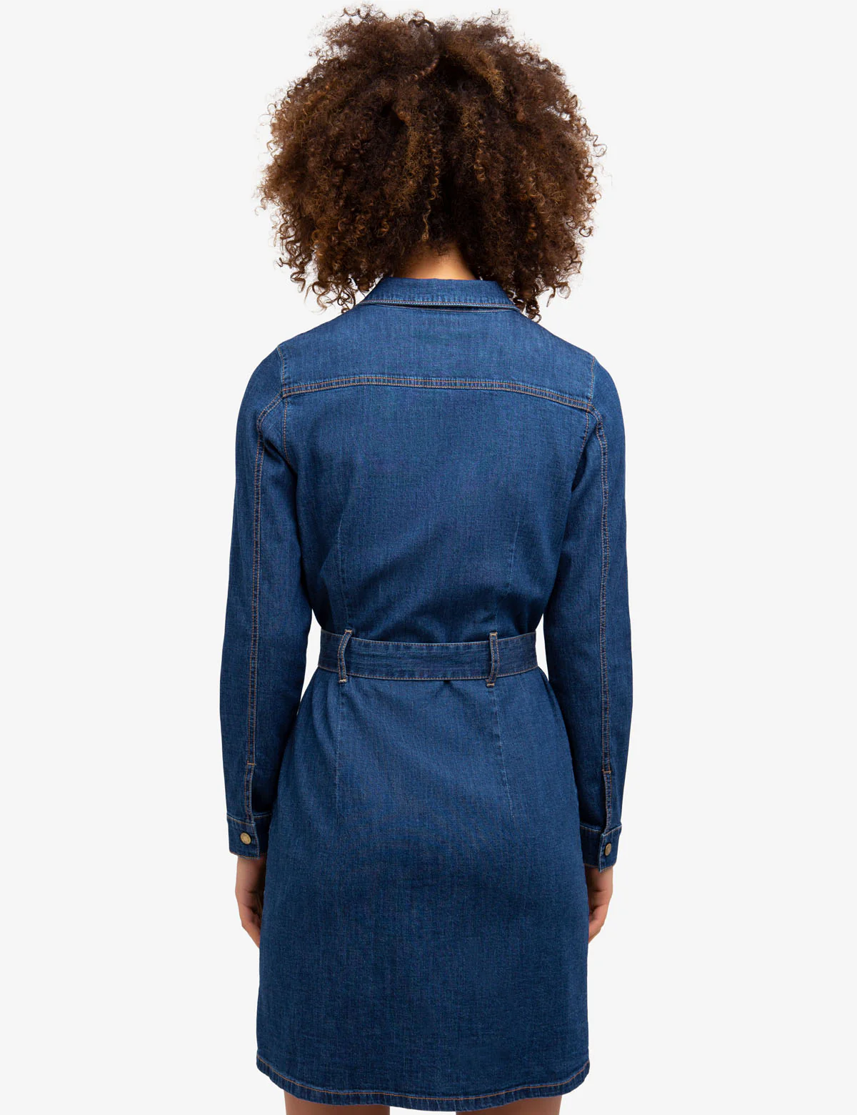 14754-stretch-denim-belted-shirt-dress-4.webp STRETCH DENIM BELTED SHIRT DRESS