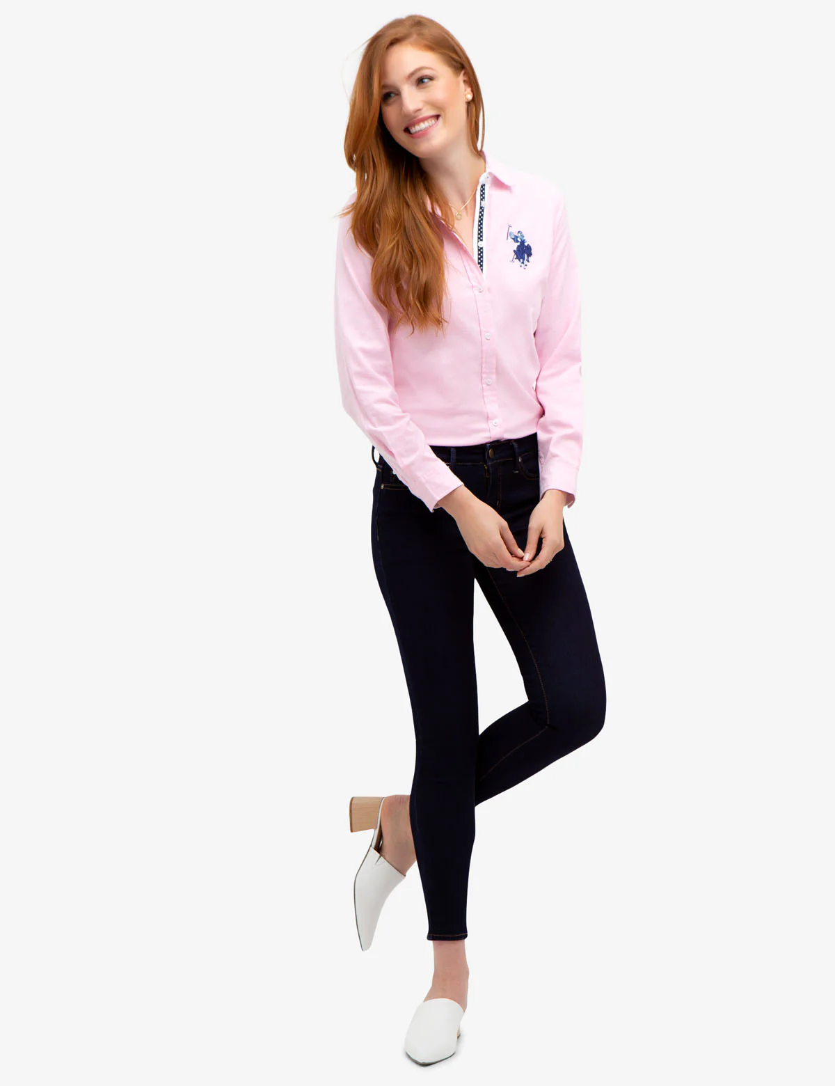 14787-stretch-oxford-multi-tonal-logo-shirt-2.webp STRETCH OXFORD MULTI TONAL LOGO SHIRT