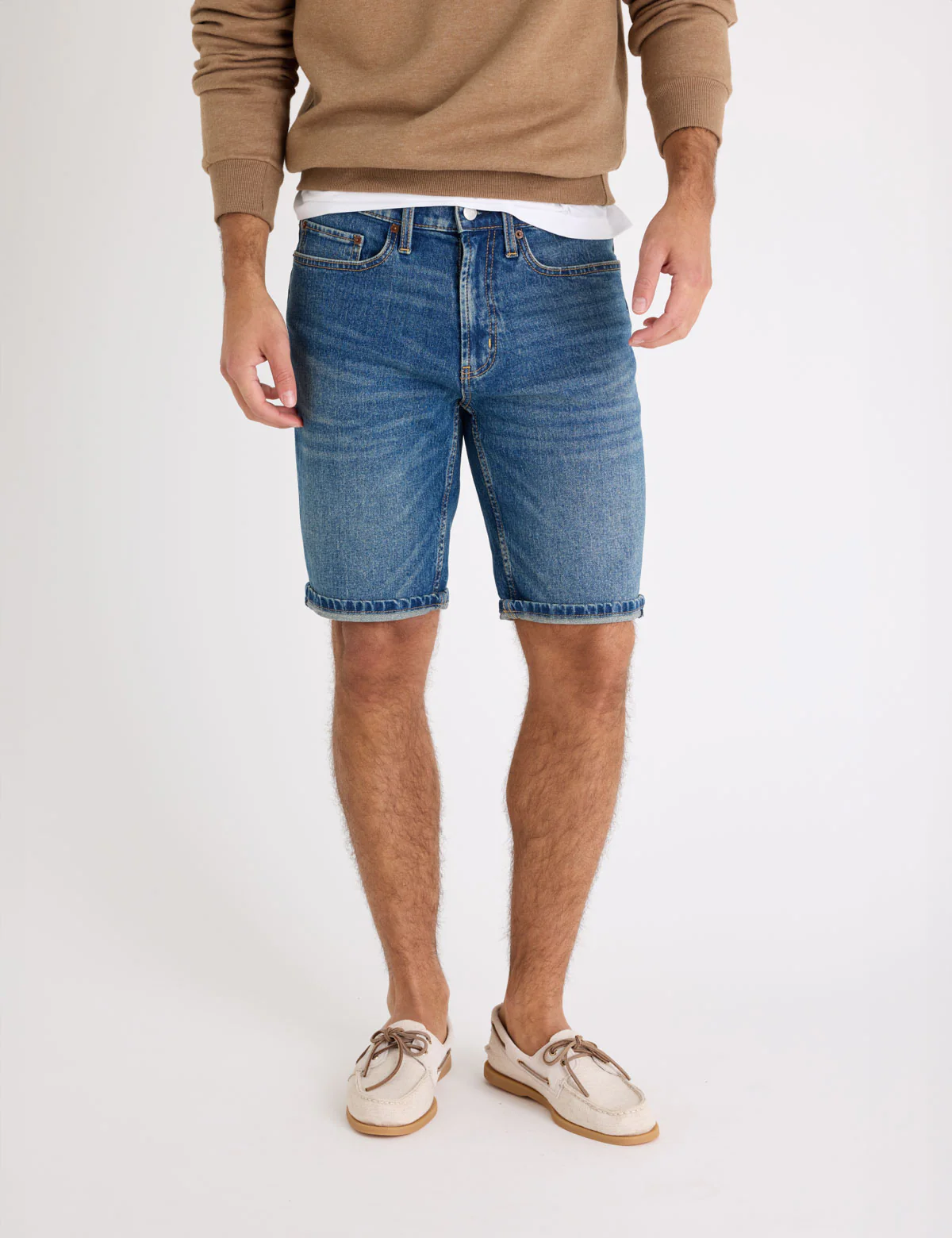 1499-5-pocket-9-cuffed-denim-shorts-1.webp 5 POCKET 9" CUFFED DENIM SHORTS