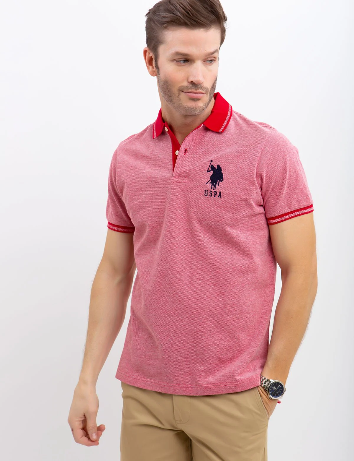 BIRDSEYE PIQUE POLO SHIRT