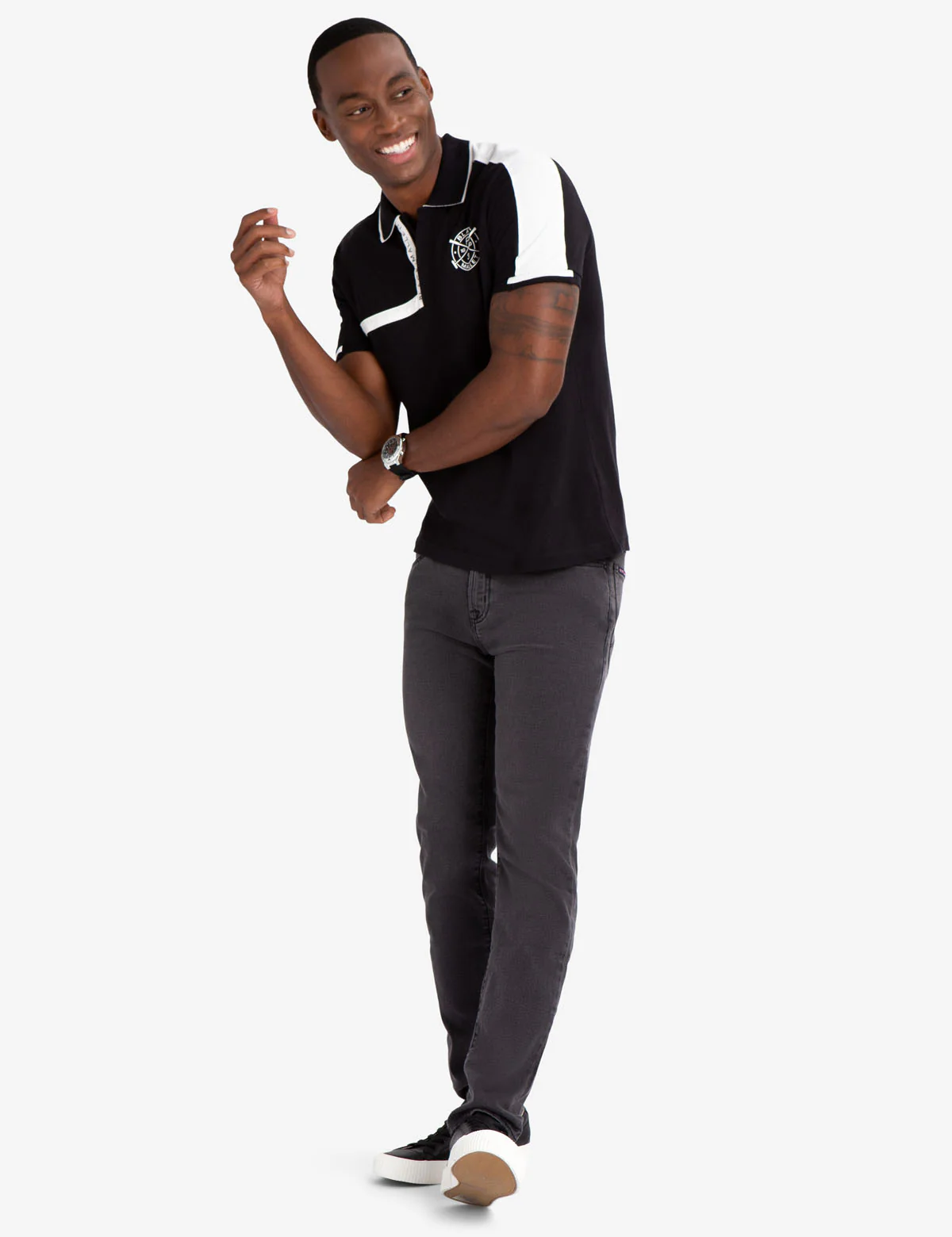 15401-black-mallet-slim-fit-zipper-polo-shirt-2.webp BLACK MALLET SLIM FIT ZIPPER POLO SHIRT