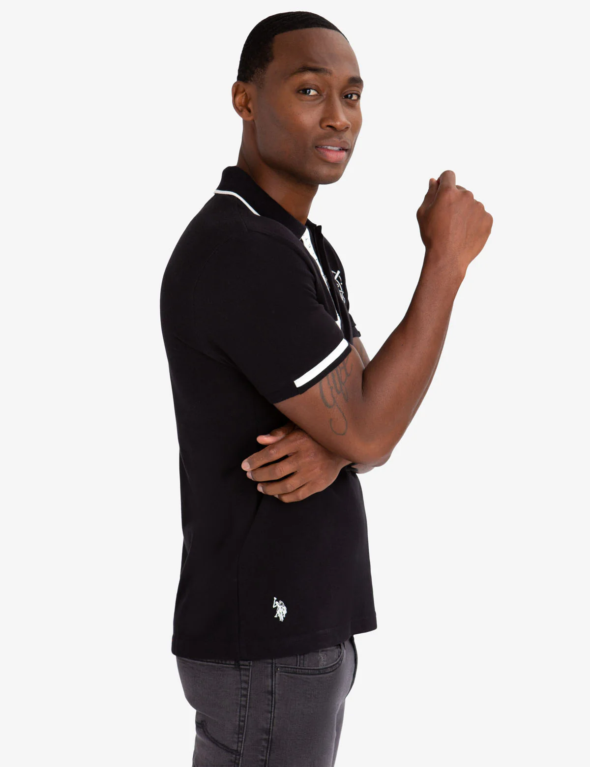 15401-black-mallet-slim-fit-zipper-polo-shirt-3.webp BLACK MALLET SLIM FIT ZIPPER POLO SHIRT