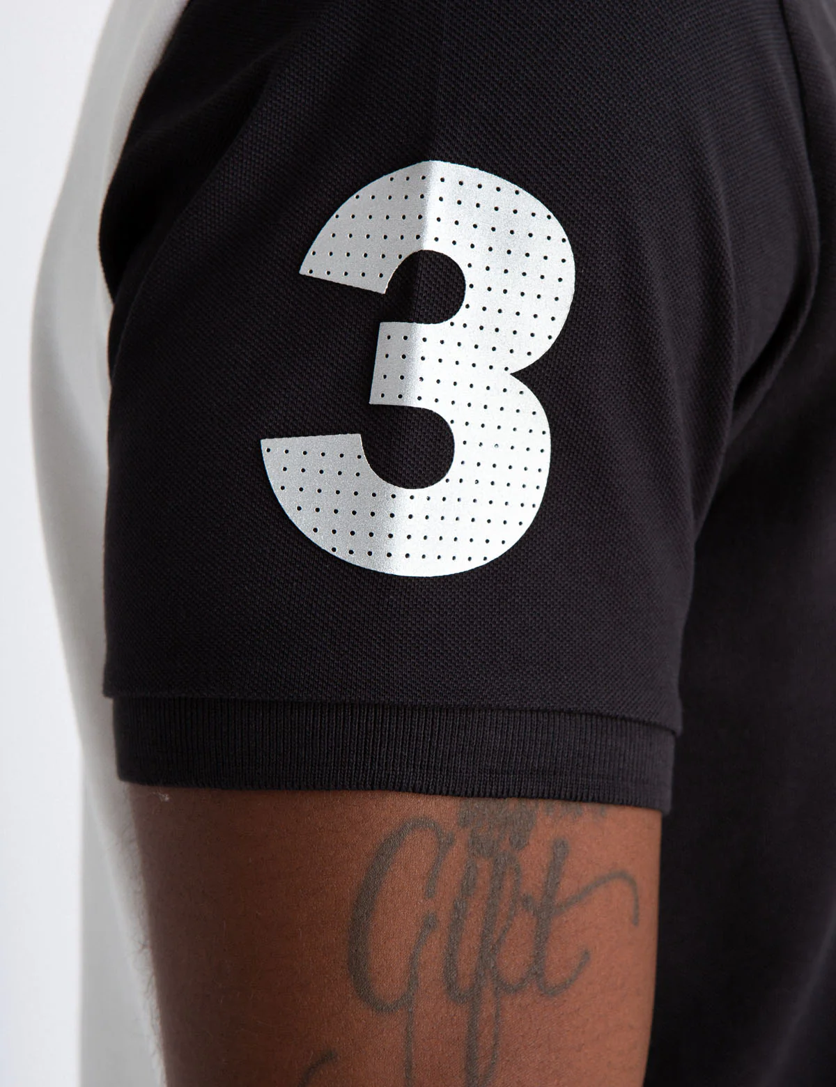 SIDE COLORBLOCK VERTICAL POLO SHIRT