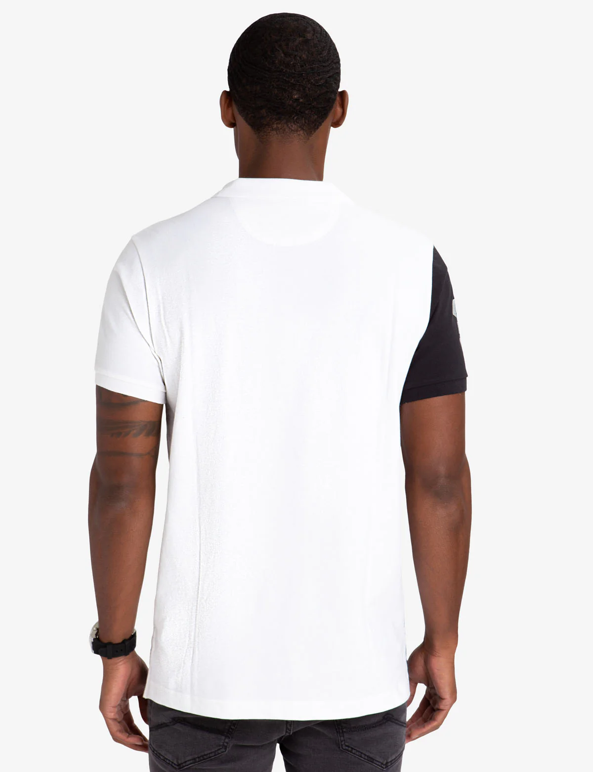SIDE COLORBLOCK VERTICAL POLO SHIRT